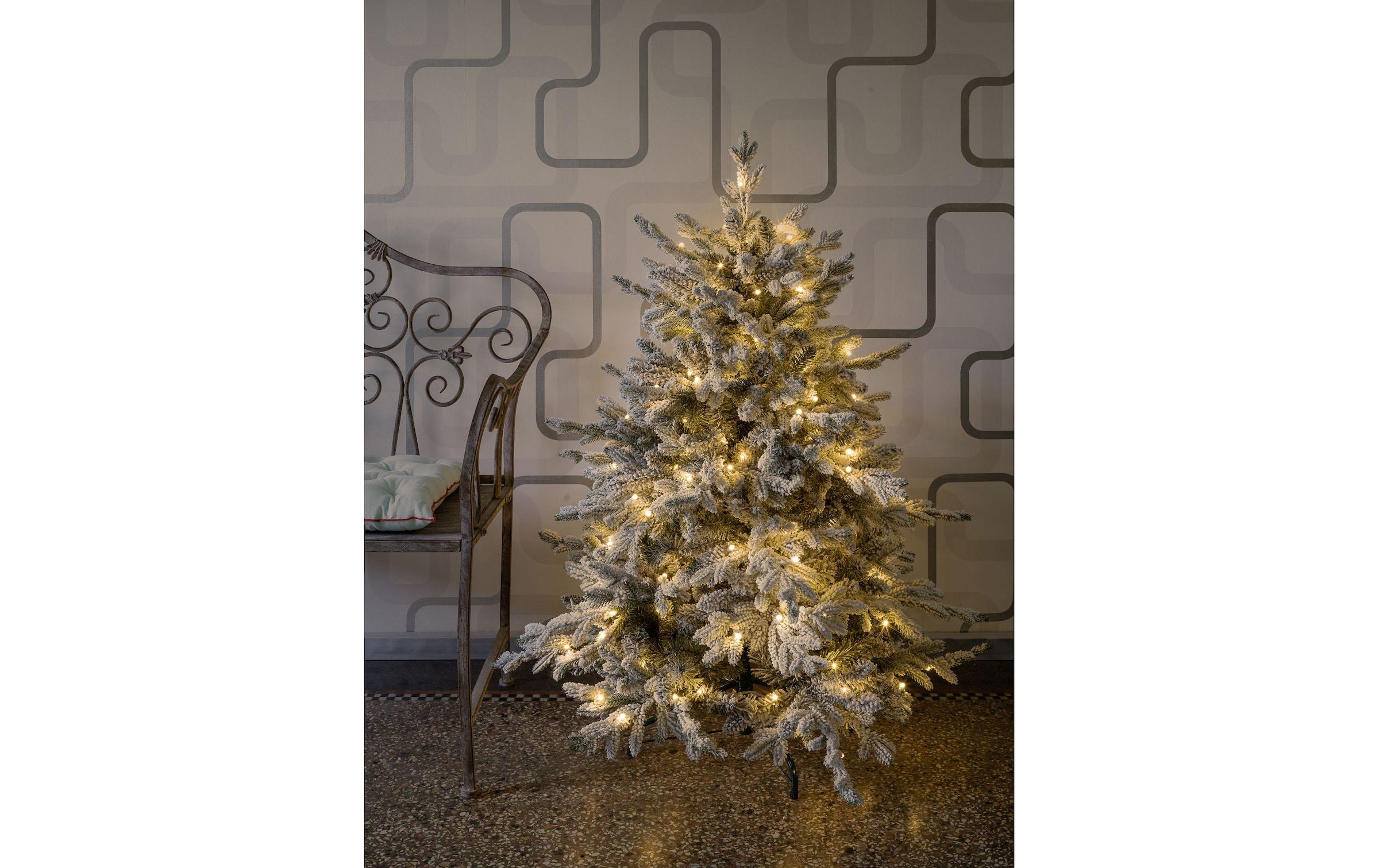 STT Künstlicher Weihnachtsbaum »LED Snowed Tree 120 cm Warmweiss«