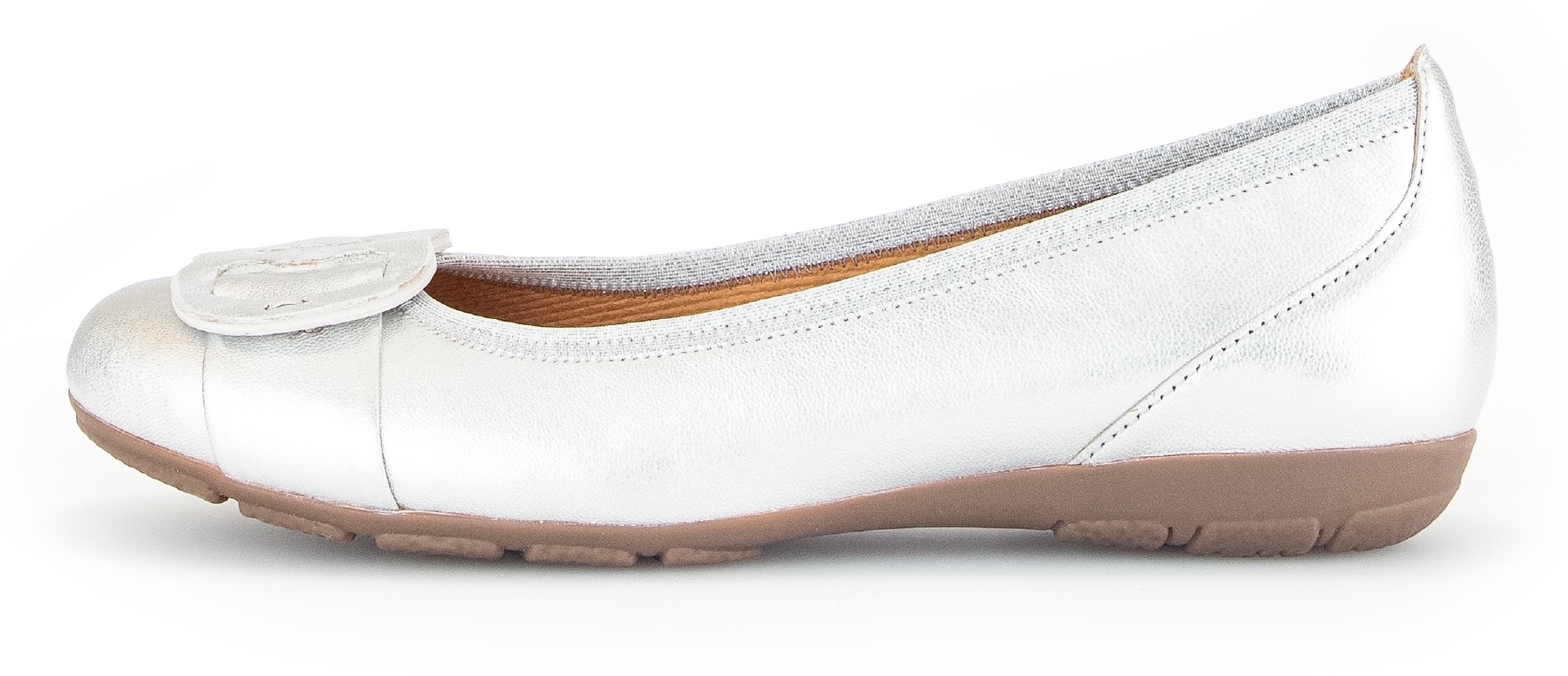 Gabor Ballerina, flache Schuhe, Slipper mit Hovercraft Luftkammern-Laufsohle