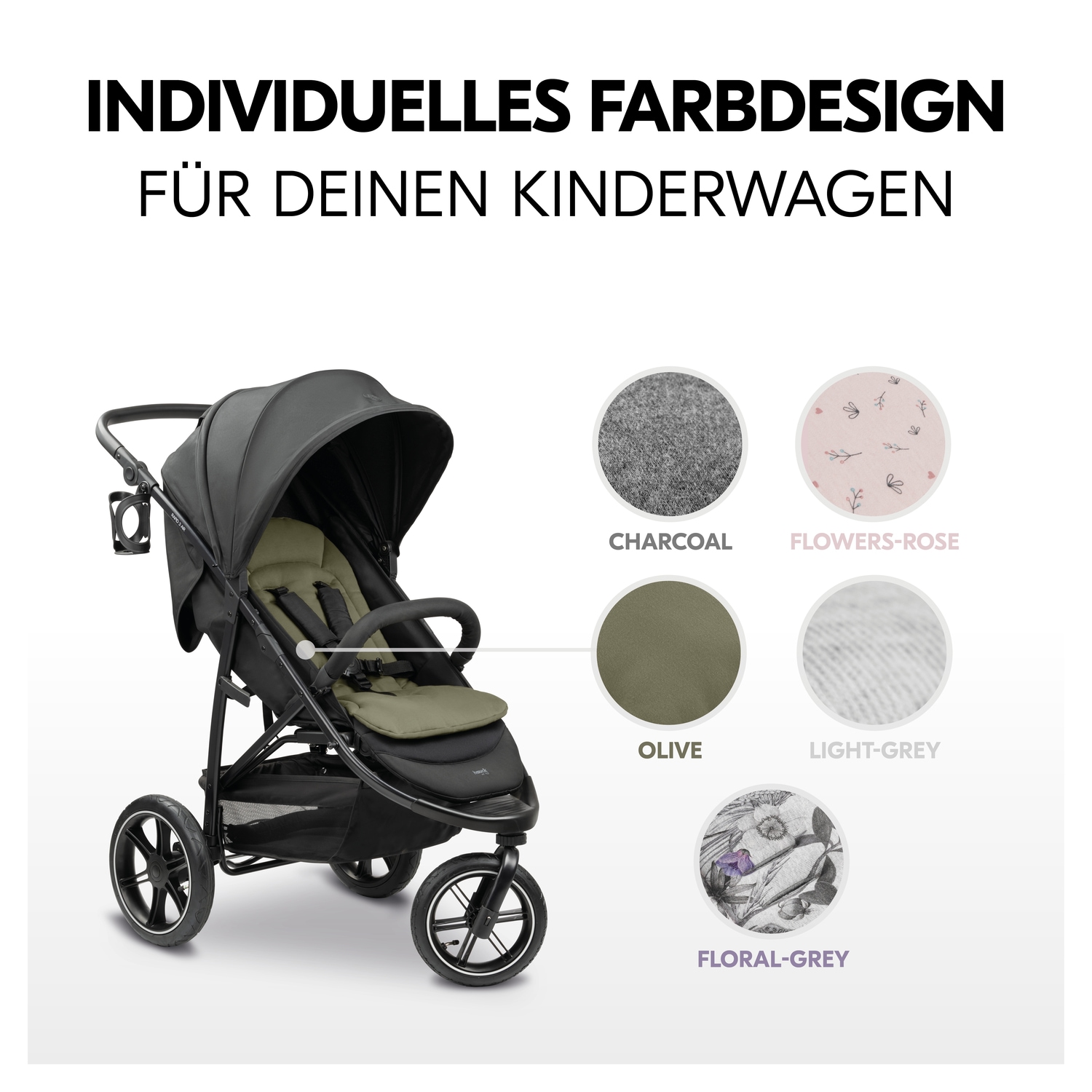 Hauck Kinderwagen-Sitzauflage »Seat Liner« kompatibel mit hauck Buggys, Kinderwagen und Fahrradanhängern
