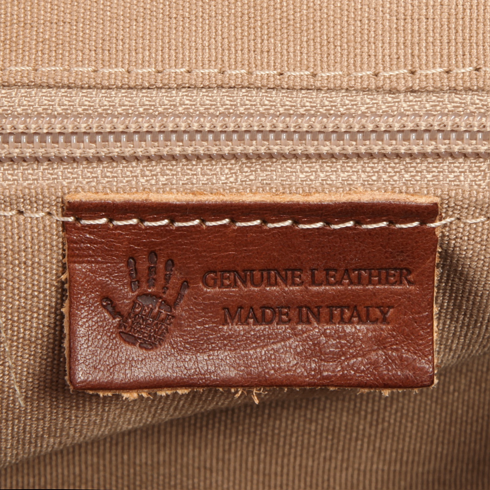 Piké Umhängetasche, echt Leder, Made in Italy