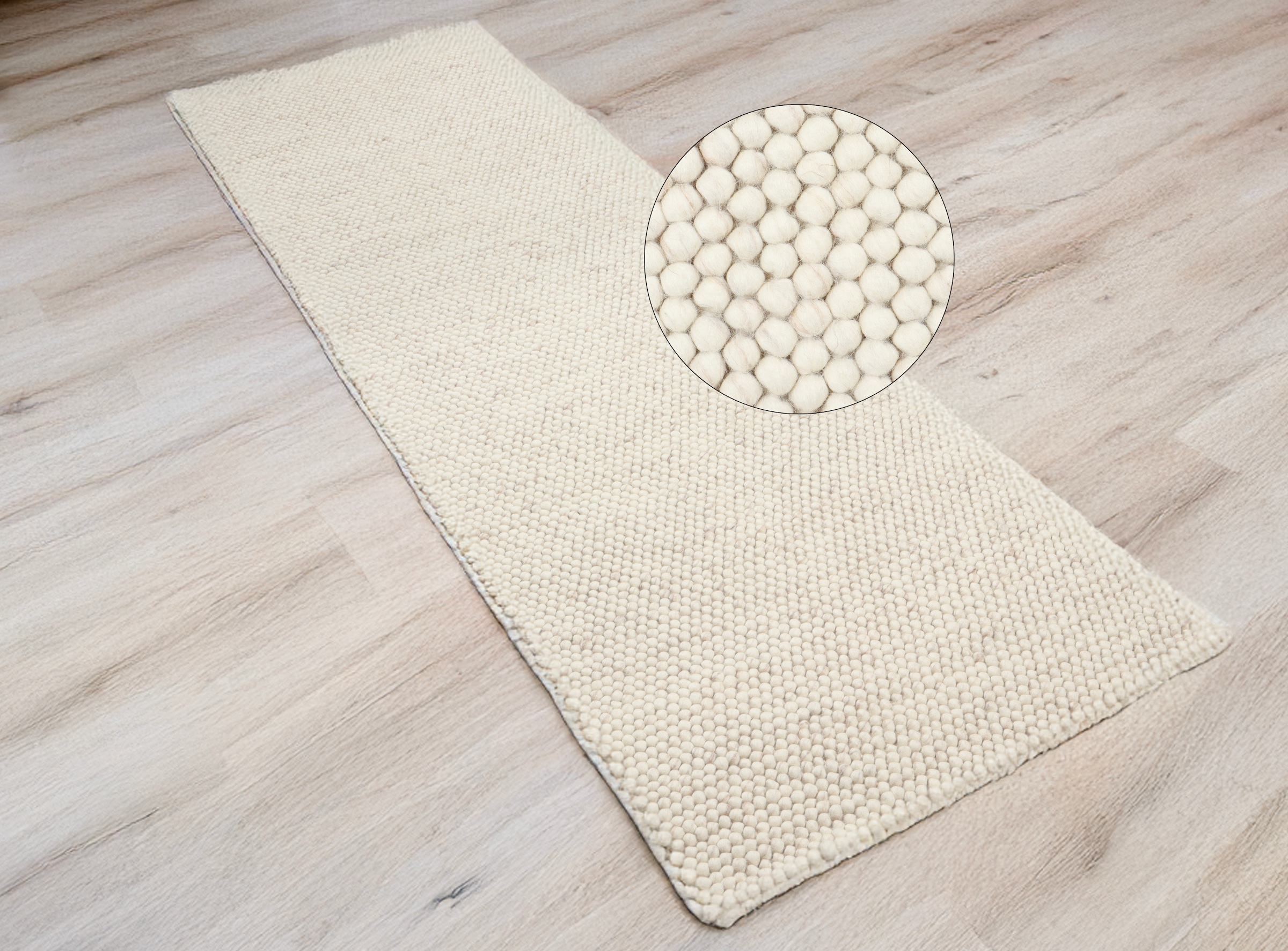 LeGer Home by Lena Gercke Läufer »Ainhoa, Wolle« rechteckig 14 mm Höhe handgewebt, Handweb Teppiche, Wohnzimmer, Schlafzimmer, Esszimmer