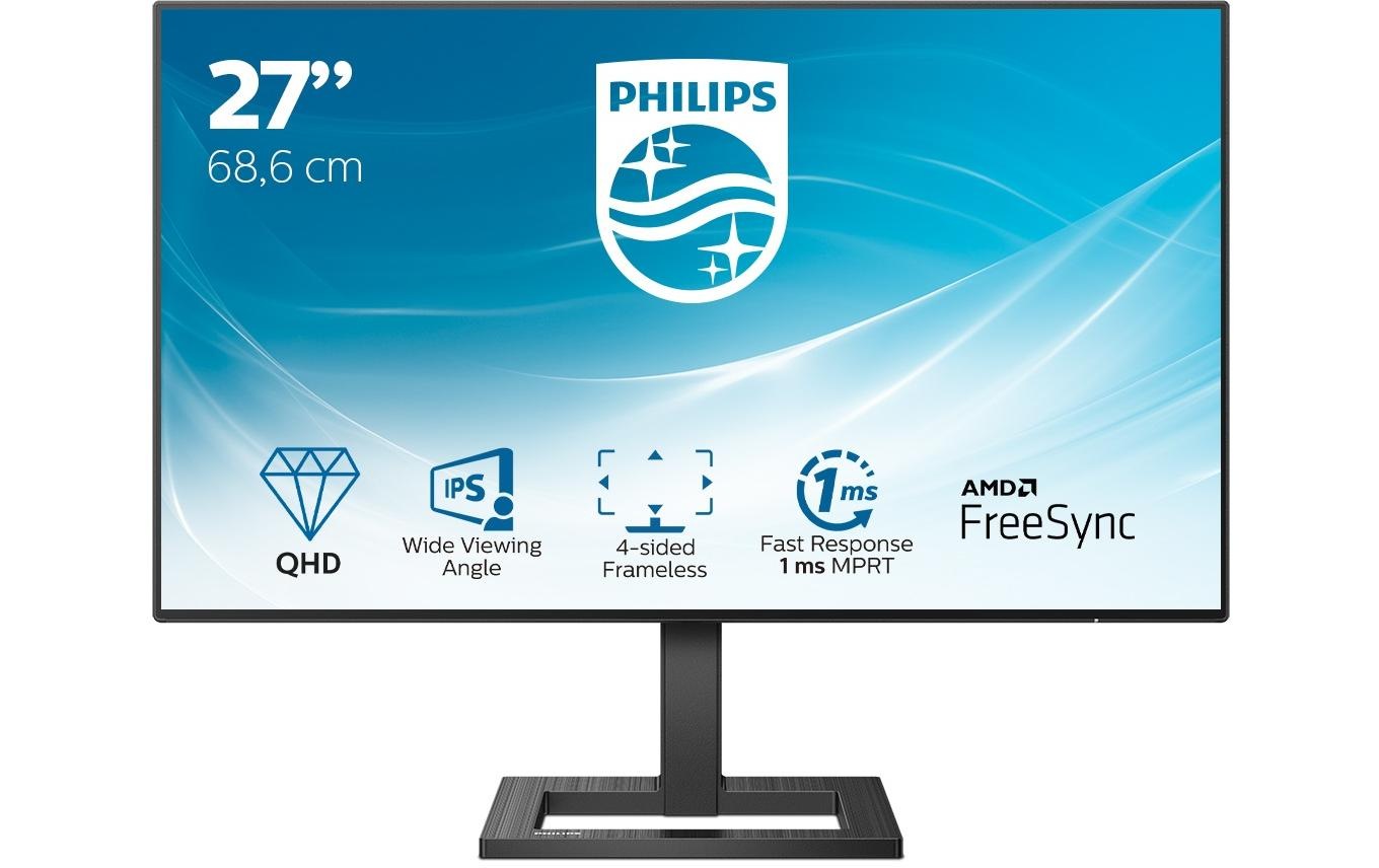 Image of Philips LED-Monitor "275E2FAE/00" 68,58 cm/27 ″ 2560 x 1440 px 75 Hz