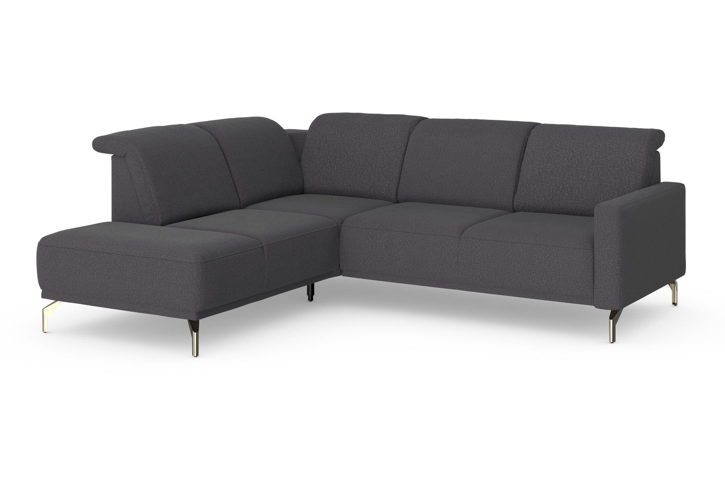 sit&more Ecksofa »Bailando L-Form«, wahlweise mit Kopfteilverstellung und Vorziehsitz, motorisch