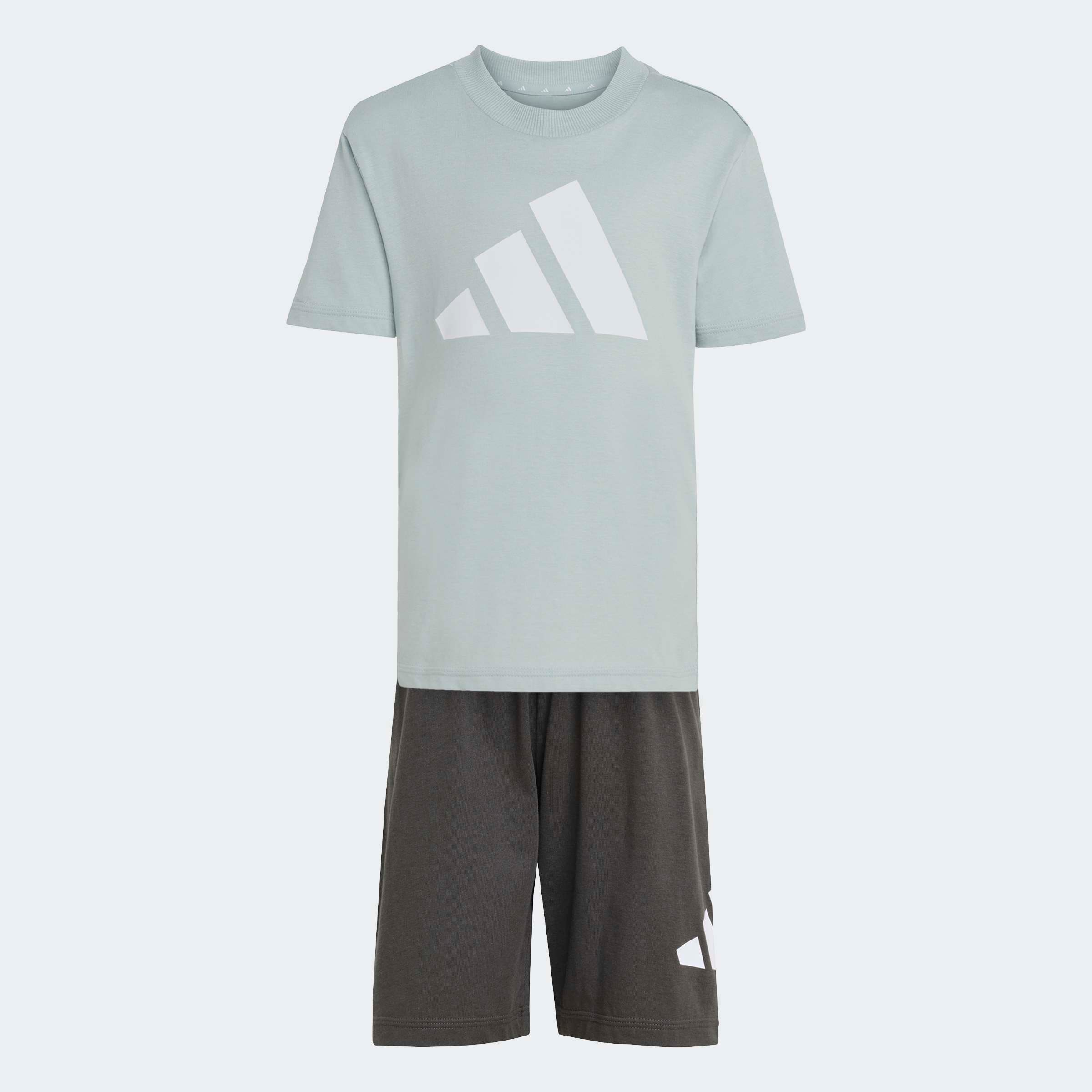 adidas Sportswear Combinaison d'entraînement »LK BL T-SET 160« 2 pièces für Kinder, zweiteilig, aus Baumwolle