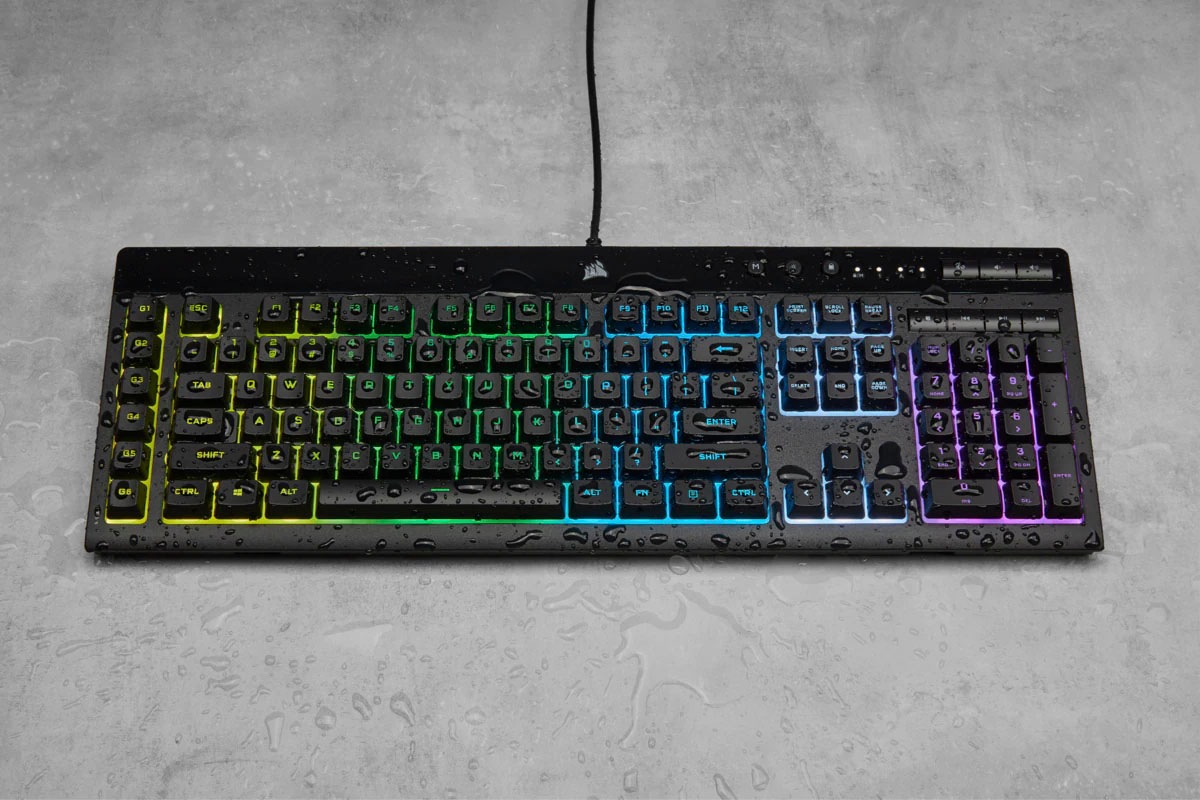 Corsair Gaming-Tastatur »K55 RGB PRO«, (Ziffernblock-USB-Anschluss-Fn-Tasten)