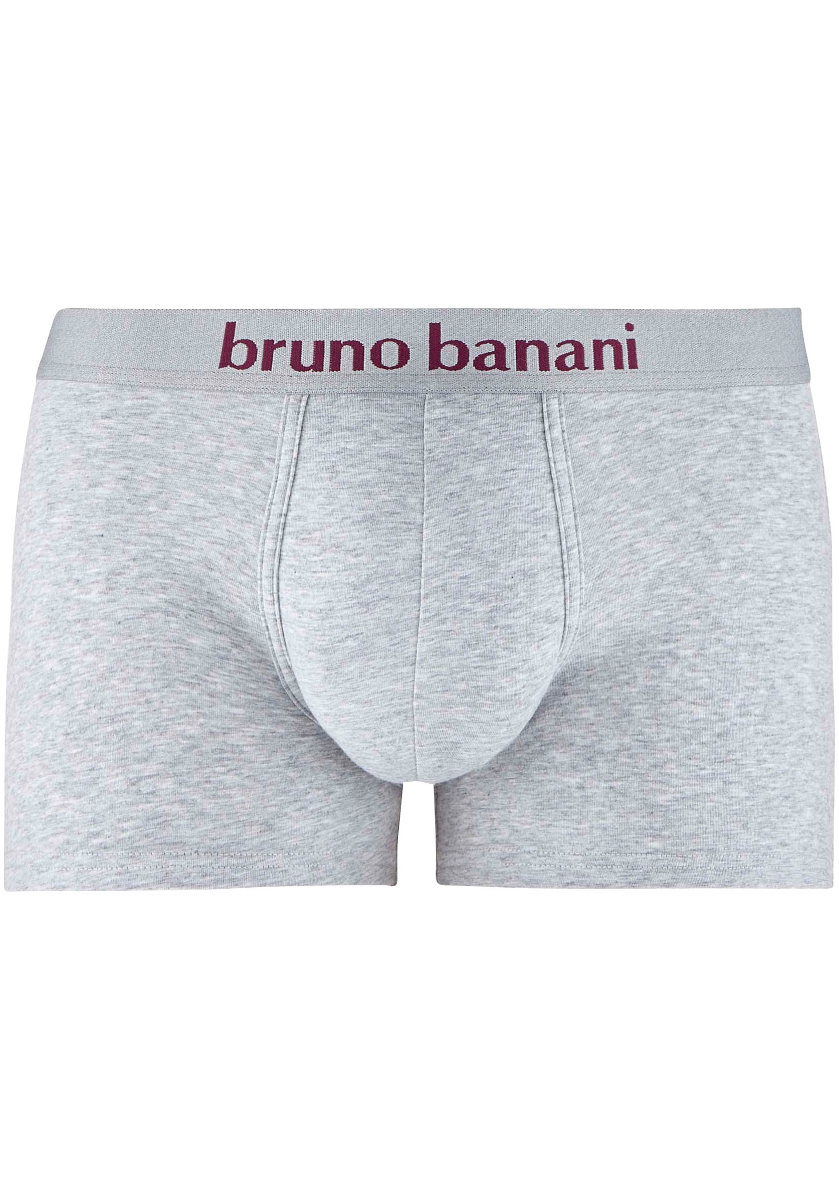 Bruno Banani Boxershorts »Short 2Pack Denim Fun«, (Packung, 2 St.), Meliert