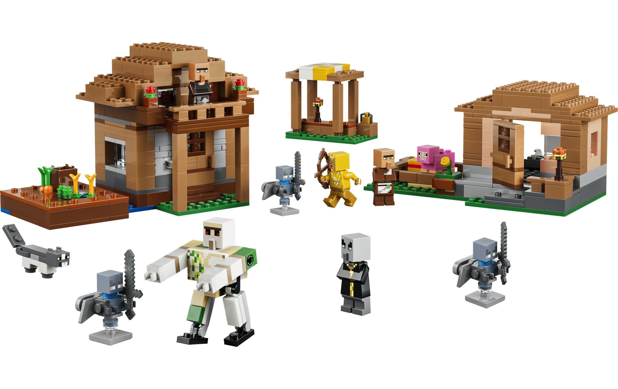 LEGO® Konstruktionsspielsteine »Angriff des Magiers auf das Dorf (21596), LEGO Minecraft« Made in Europe