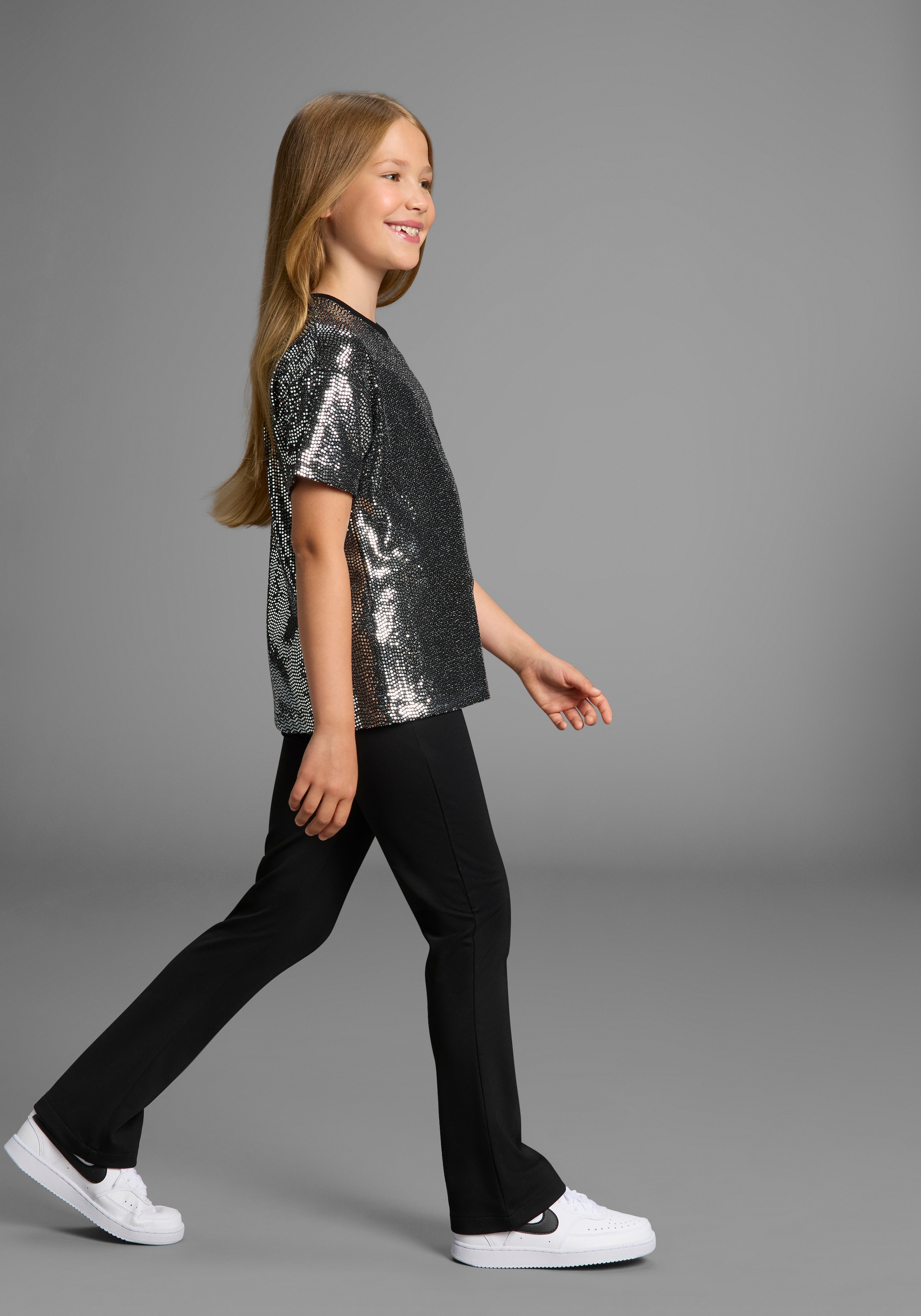 Bruno Banani Pantalon bootcut »Schlaghose, trendige Stretchhose«  NEUHEIT: BRUNO BANANI für TEENS! Bootcut-Hose