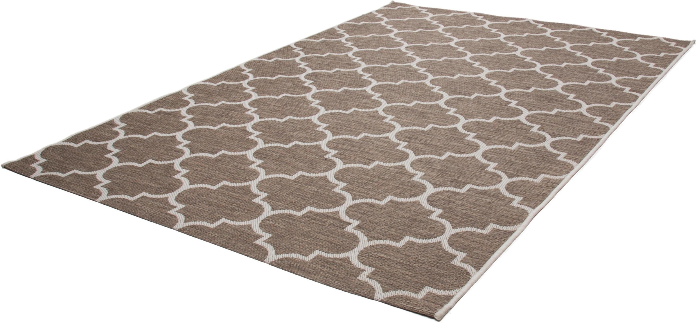 calo-deluxe Teppich »Perugia 1030«, rechteckig, 7 mm Höhe, In- und Outdoor geeignet, Wohnzimmer