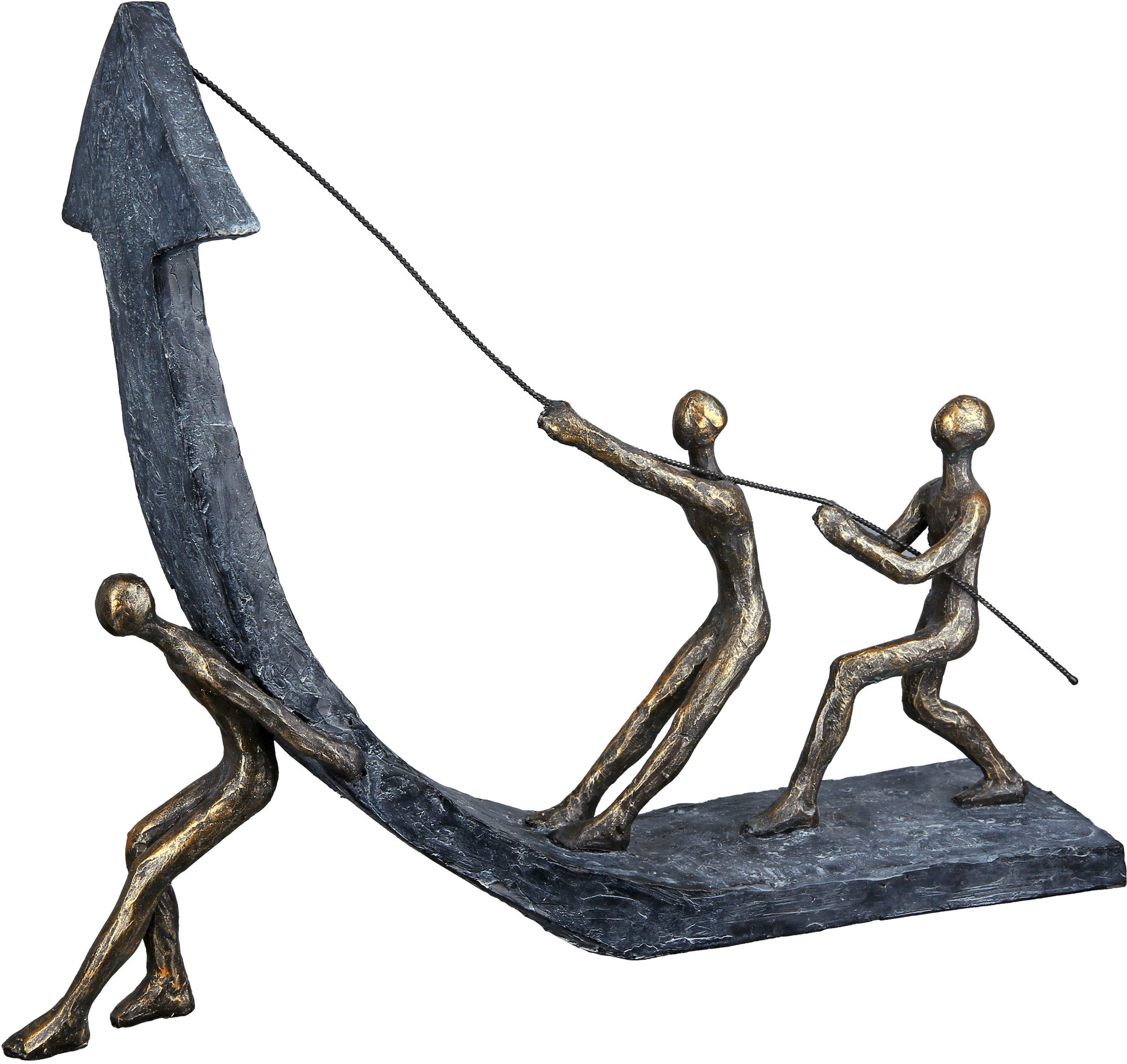 Image of Casablanca by Gilde Dekofigur »Skulptur Success, bronzefarben/grau«, (1 St.), Dekoobjekt, Höhe 29 cm, Wohnzimmer bei Ackermann Versand Schweiz