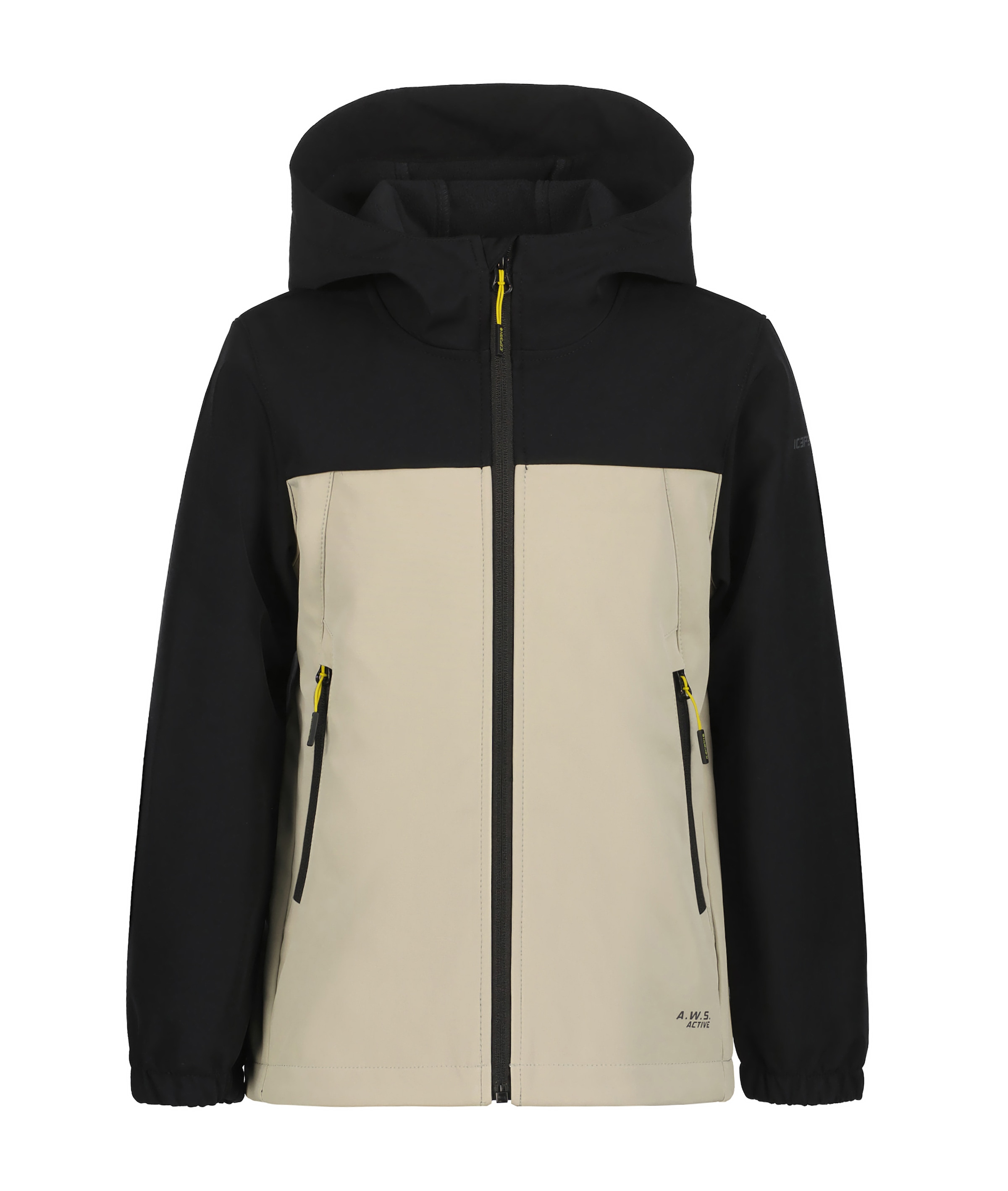 Image of Icepeak Softshelljacke "KONAN JR" mit Kapuze aus winddichtem und wasserabweisendem Material