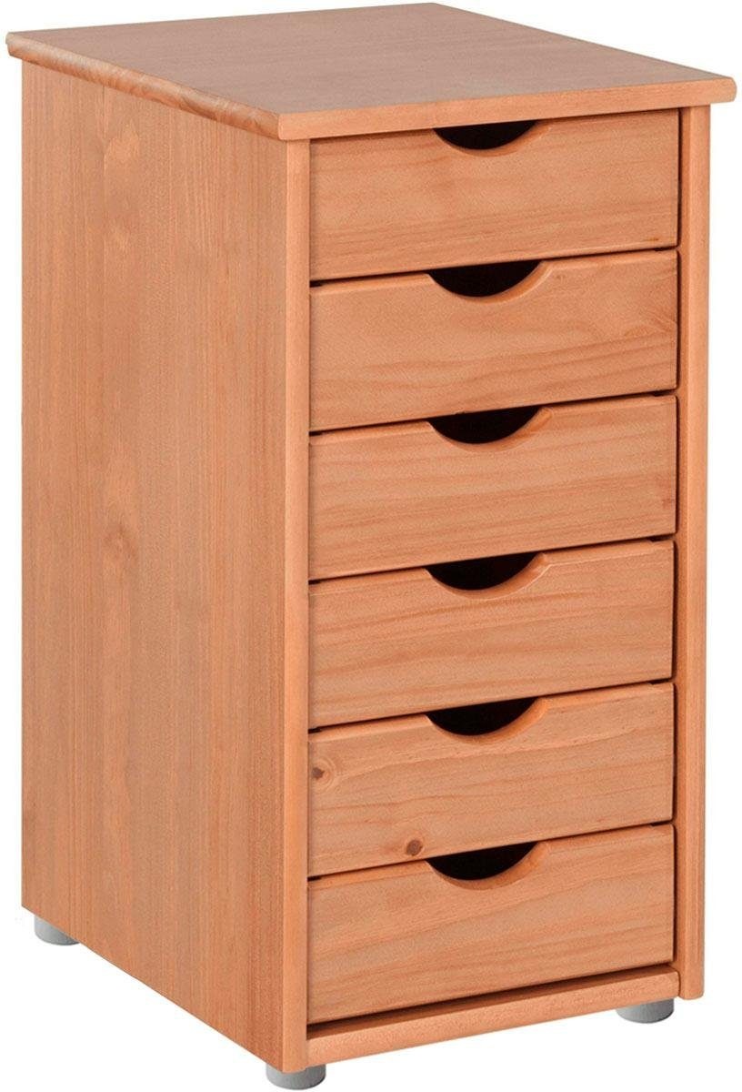 INOSIGN Kommode »Gava« aus massivem Kiefernholz, mit Stauraummöglichkeiten, Breite 39 cm