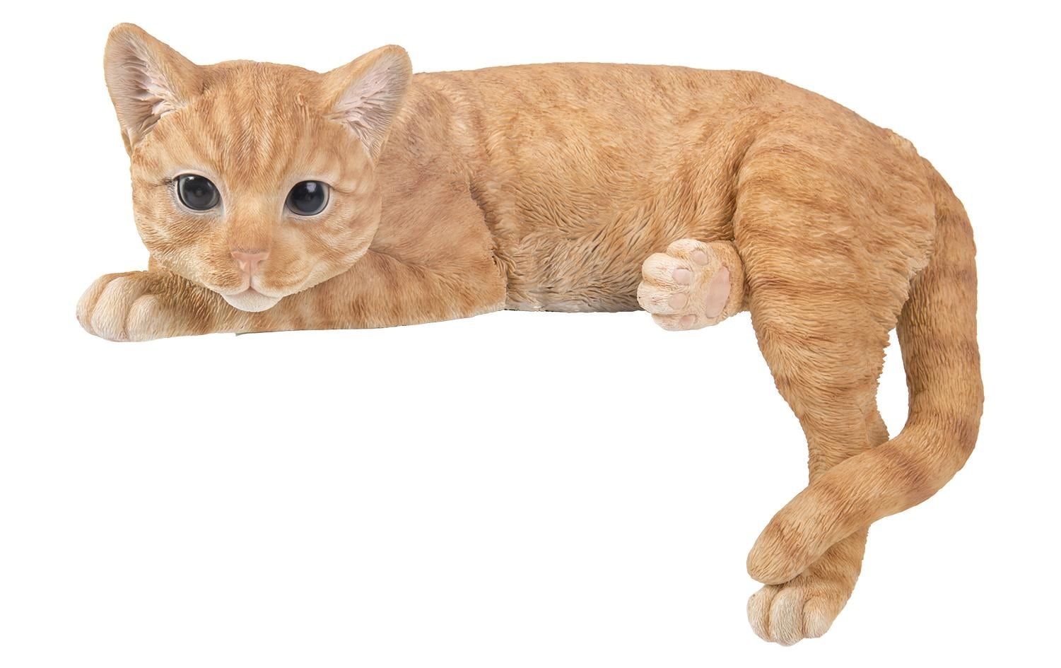 Image of Dekofigur "Vivid Arts Katze Ginger liegend, Polyresin"