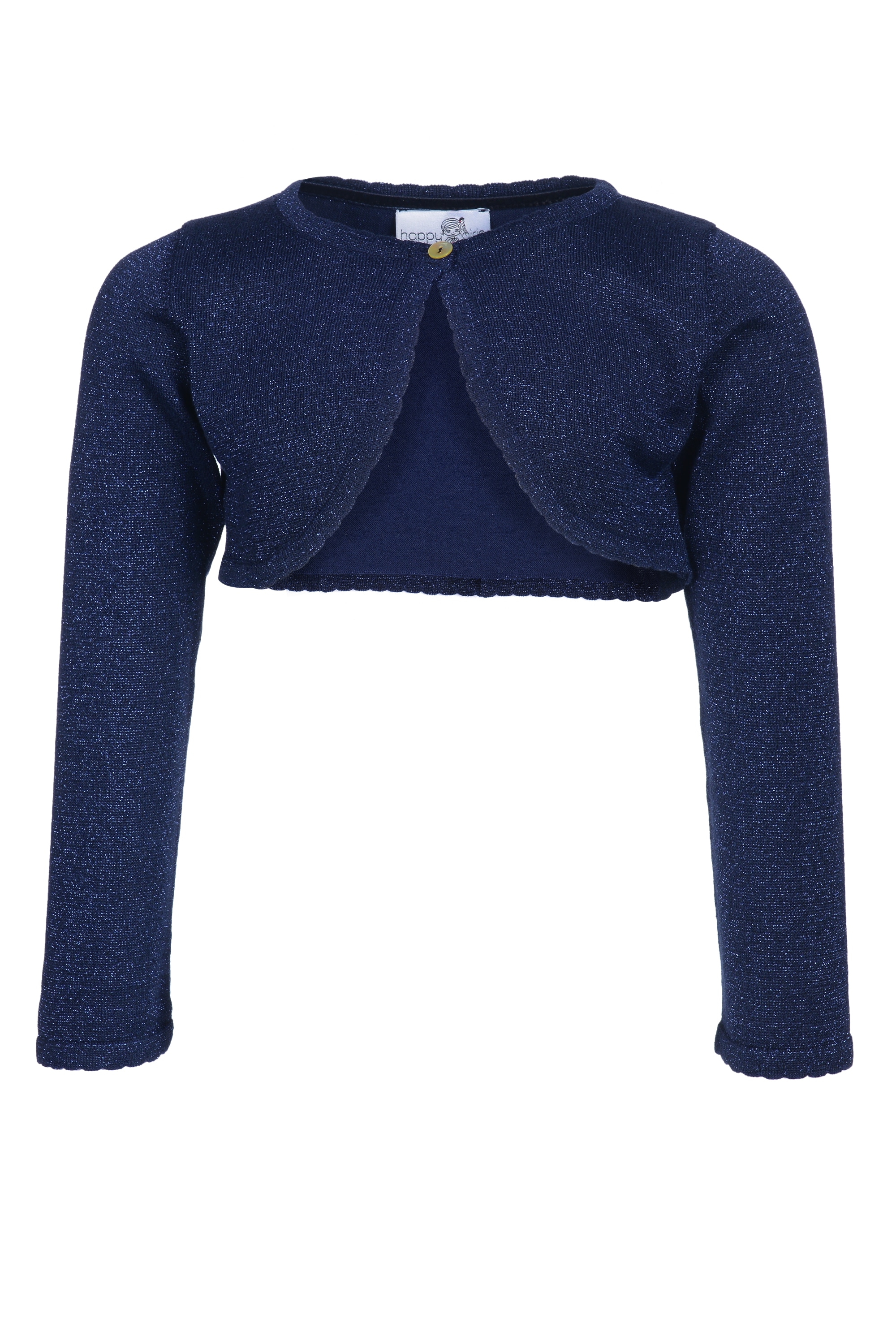 happy girls Bolero im dezenten Glitzerlook und mit gewellten Kanten