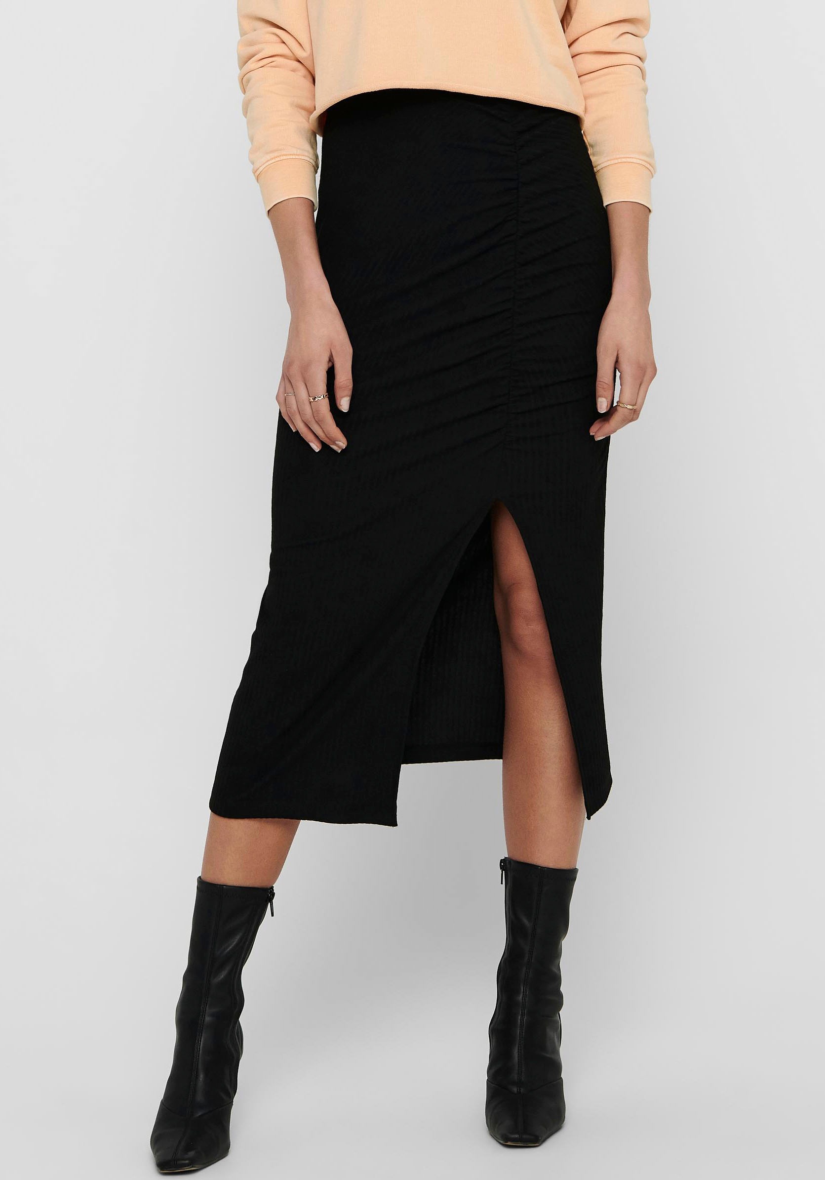 Image of Only Jerseyrock »ONLEMMA SLIT SKIRT« bei Ackermann Versand Schweiz