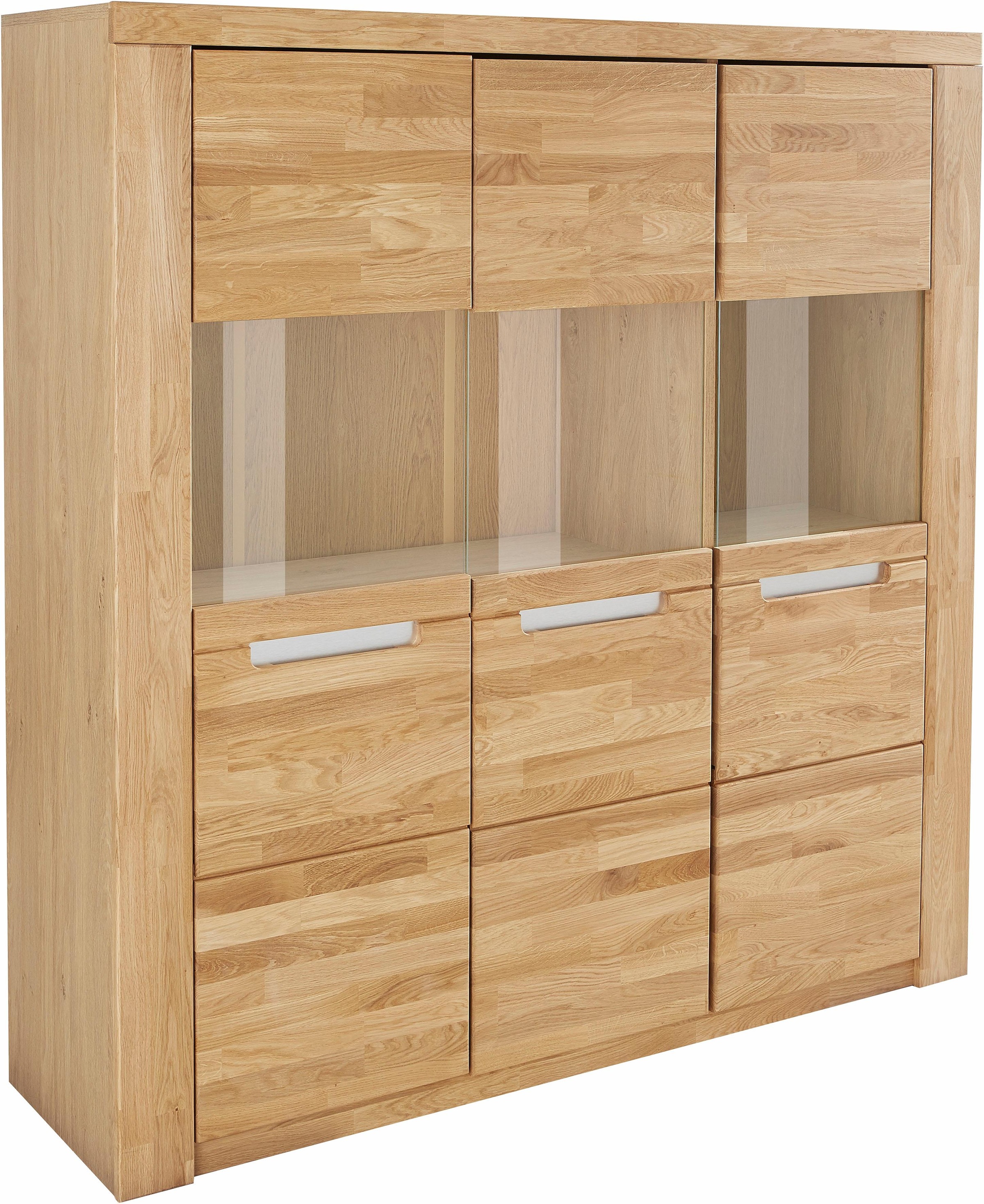 Image of Woltra Highboard »Kolding«, Breite 140 cm mit 3 Glastüren bei Ackermann Versand Schweiz