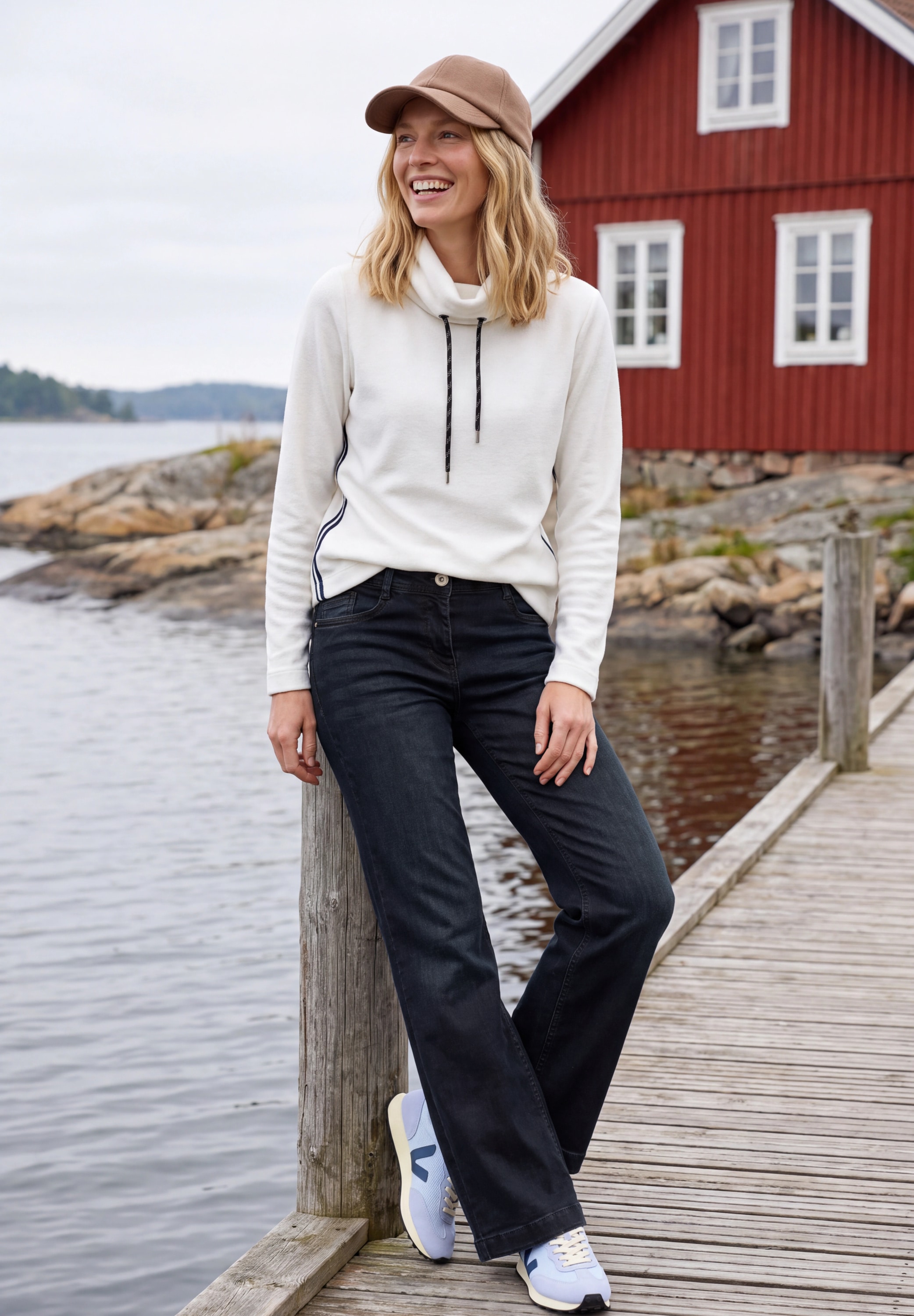 Image of Cecil Loose-fit-Jeans