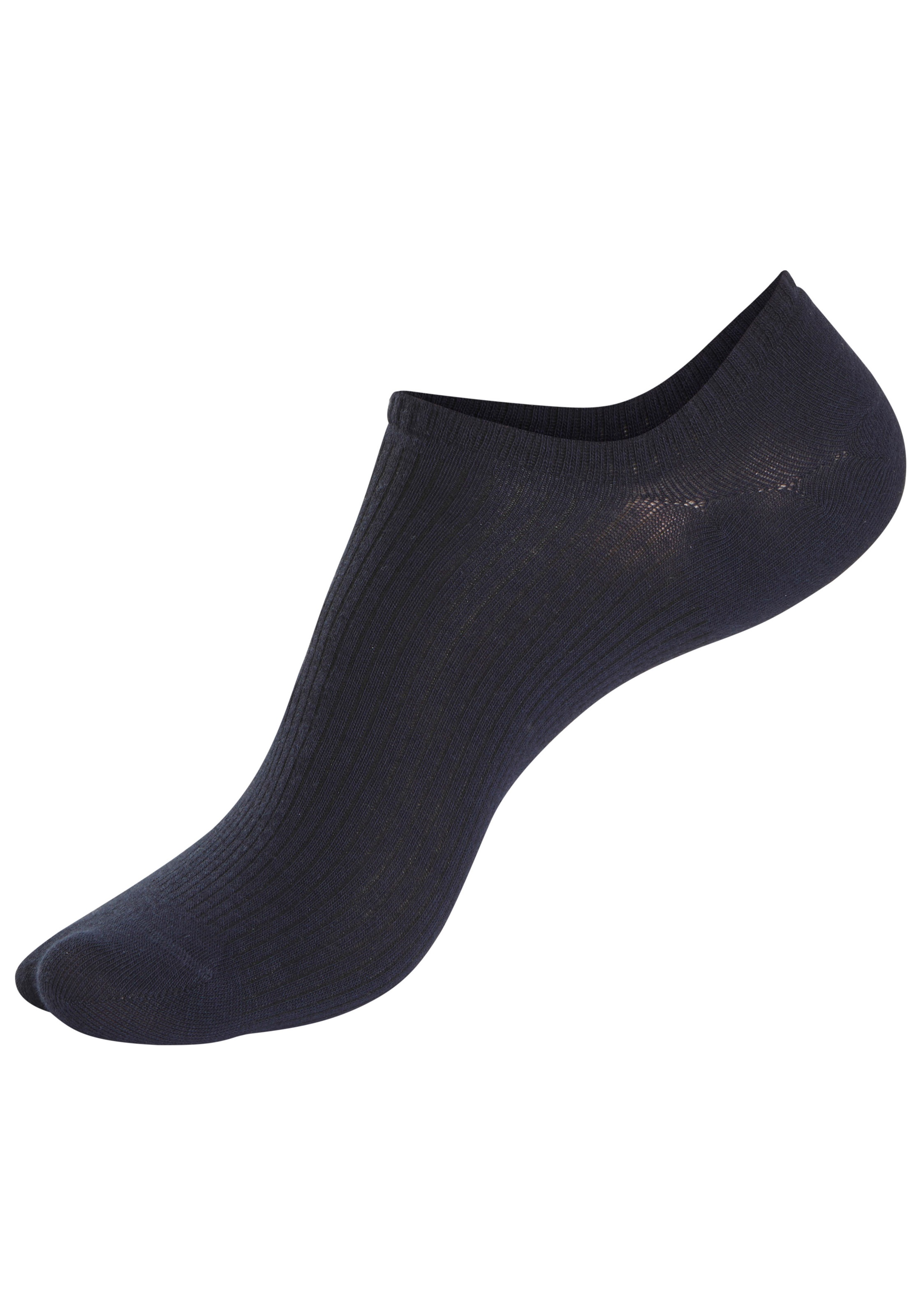 H.I.S Chaussettes de baskets Paquet, 7 Couple tlg. invisible und gerippt