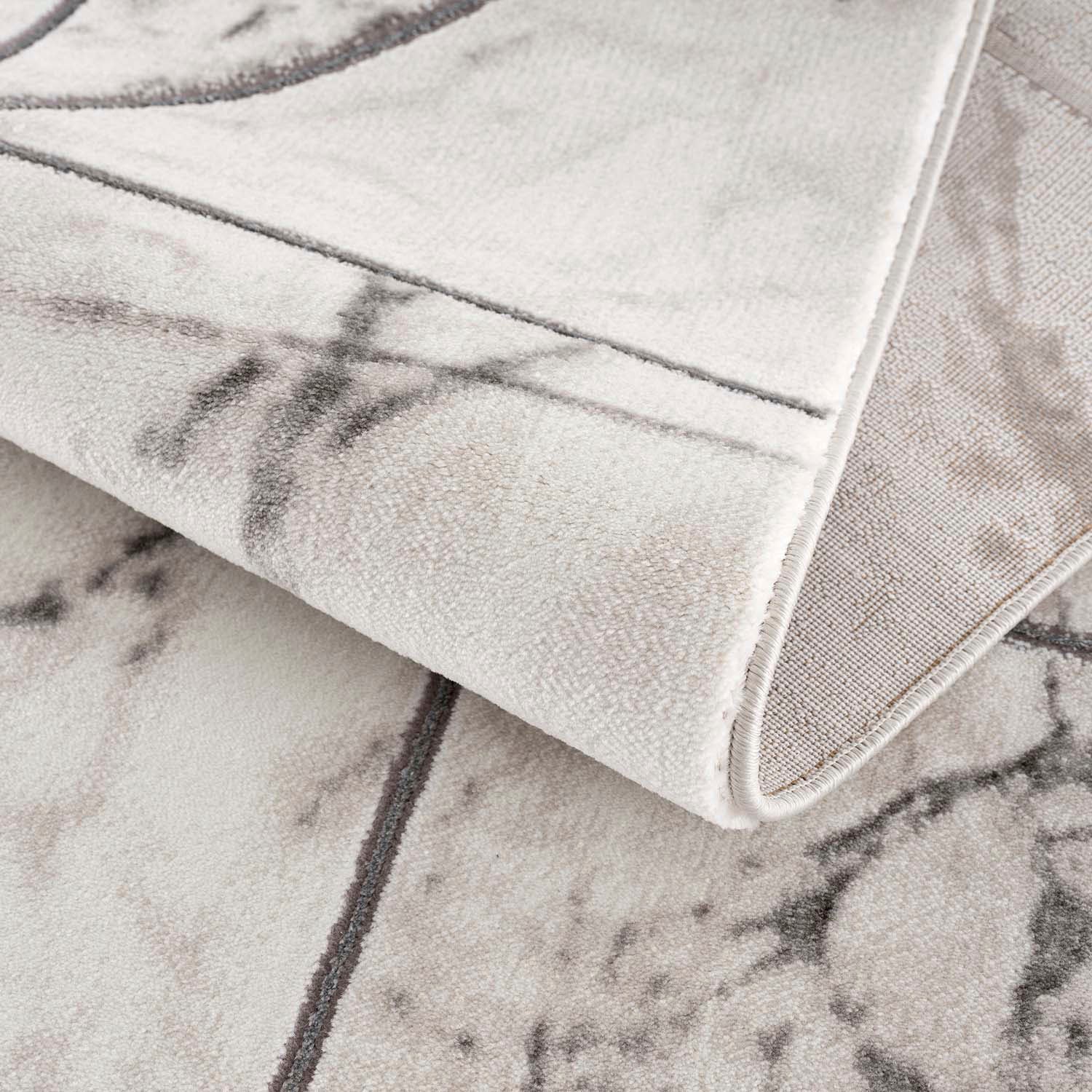 Carpet City Teppich »Noa 9288« rund 11 mm Höhe Kurzflor, Modern, Weicher For, Pflegeleicht