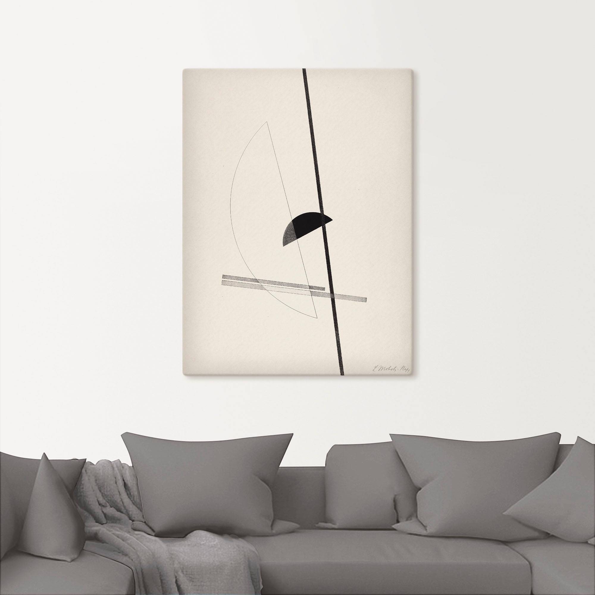 Artland Wandbild »Konstruktionen«, Muster, (1 St.), als Leinwandbild, Poster in verschied. Grössen