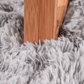 Paco Home Hochflor-Teppich »Silky 591«, rechteckig, Uni-Farben, besonders weich und kuschelig
