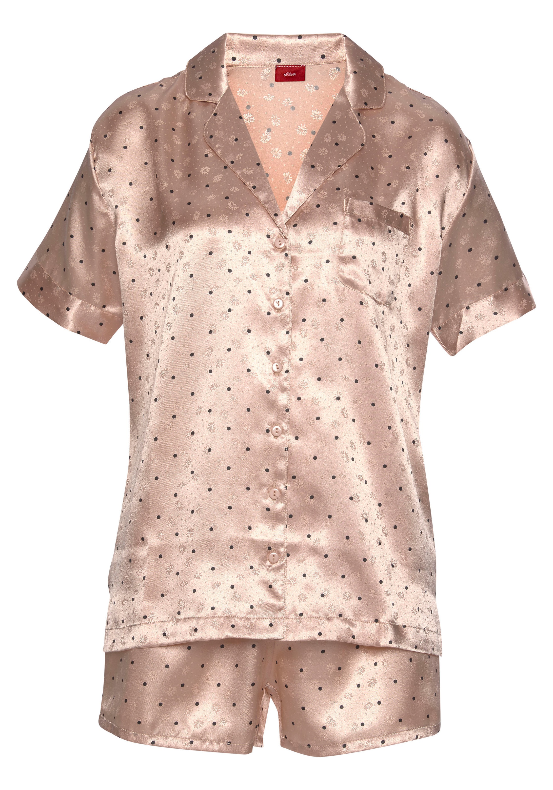 Image of s.Oliver Shorty, aus gemustertem Satin bei Ackermann Versand Schweiz