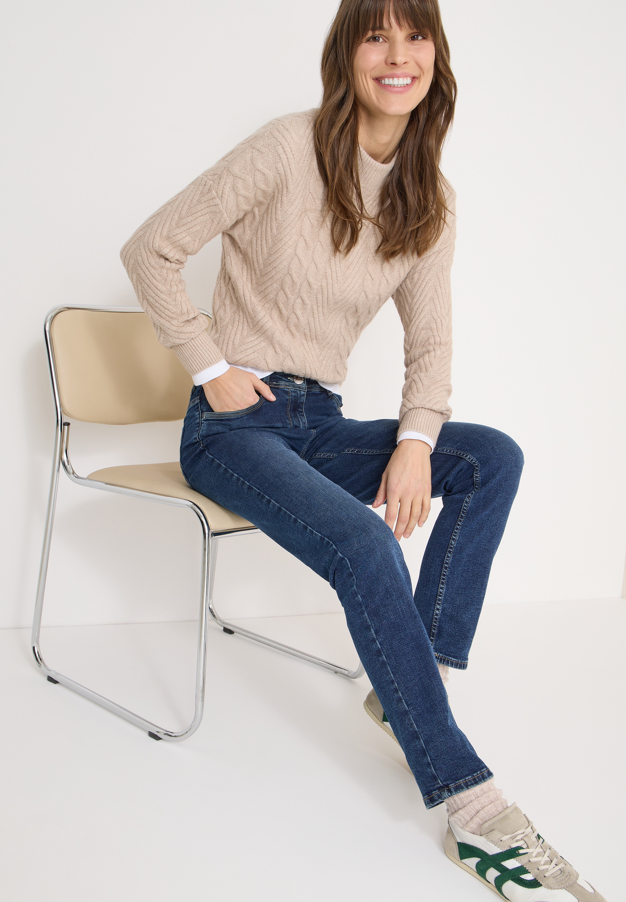 Cecil Slim-fit-Jeans »Style Vicky« mit Stretch