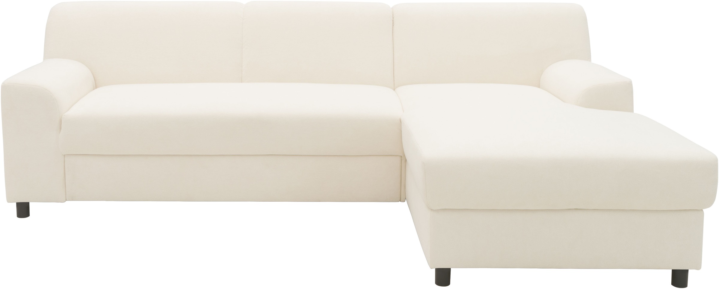 INOSIGN Ecksofa »Turah 2, L-Form, in Cord u. wasserabweisender Microfaser, Federkern«, B/T/H: 241/146/79 cm, incl. Zierkissen, wahlweise mit Bettfunktion