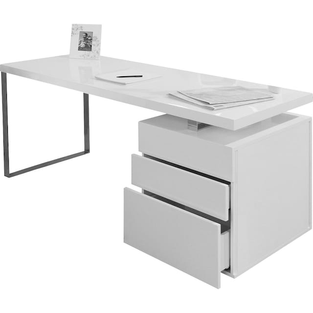 SalesFever Schreibtisch, Schubladen mit Soft-Close-Funktion günstig kaufen