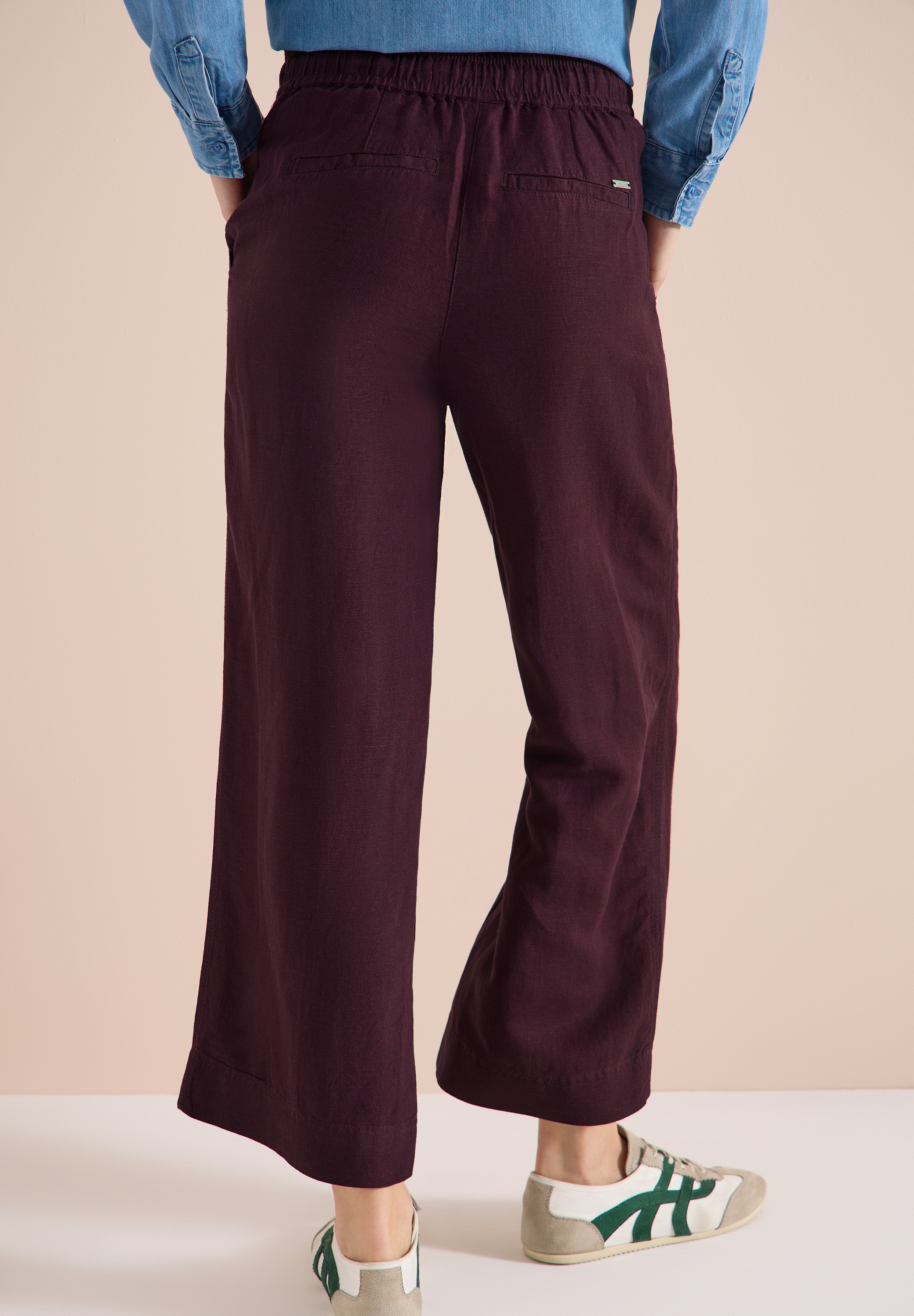 Cecil Stoffhose »Style Neele«  mit Gummizug und aus Leinen-Viskose-Mix