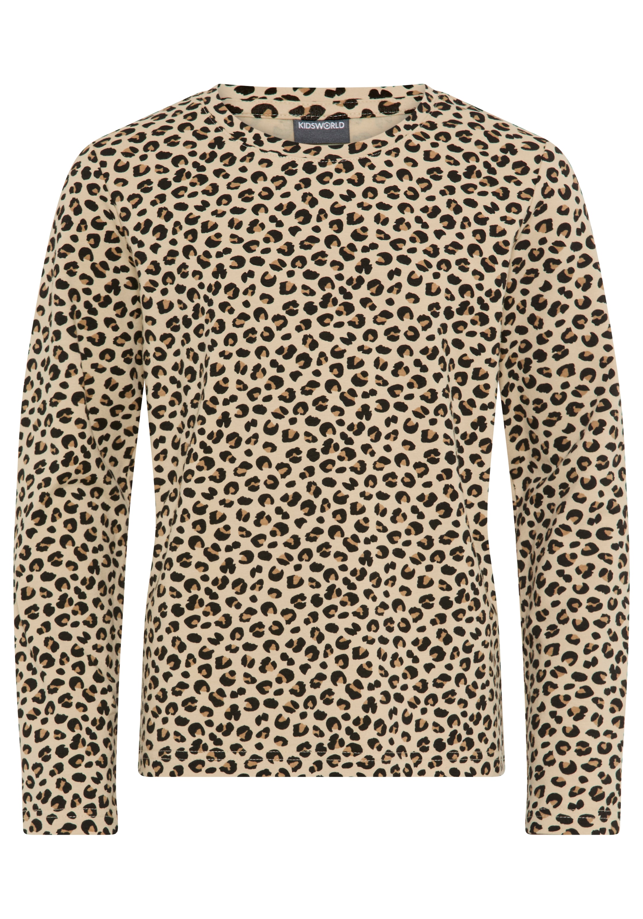 KIDSWORLD Langarmshirt »Shirt in Leo-Optik«, Modischer Animal-Print