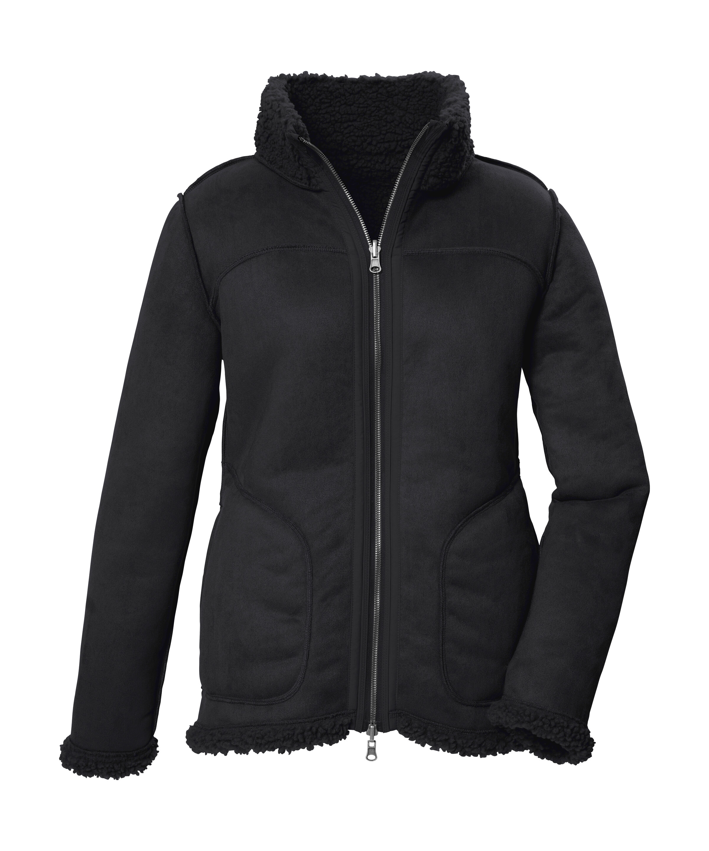 Image of G.I.G.A. DX by killtec Wendejacke "GW 62 WMN JCKT" Wendbare Damenjacke in Wildlederoptik, warm, mit 4 Taschen