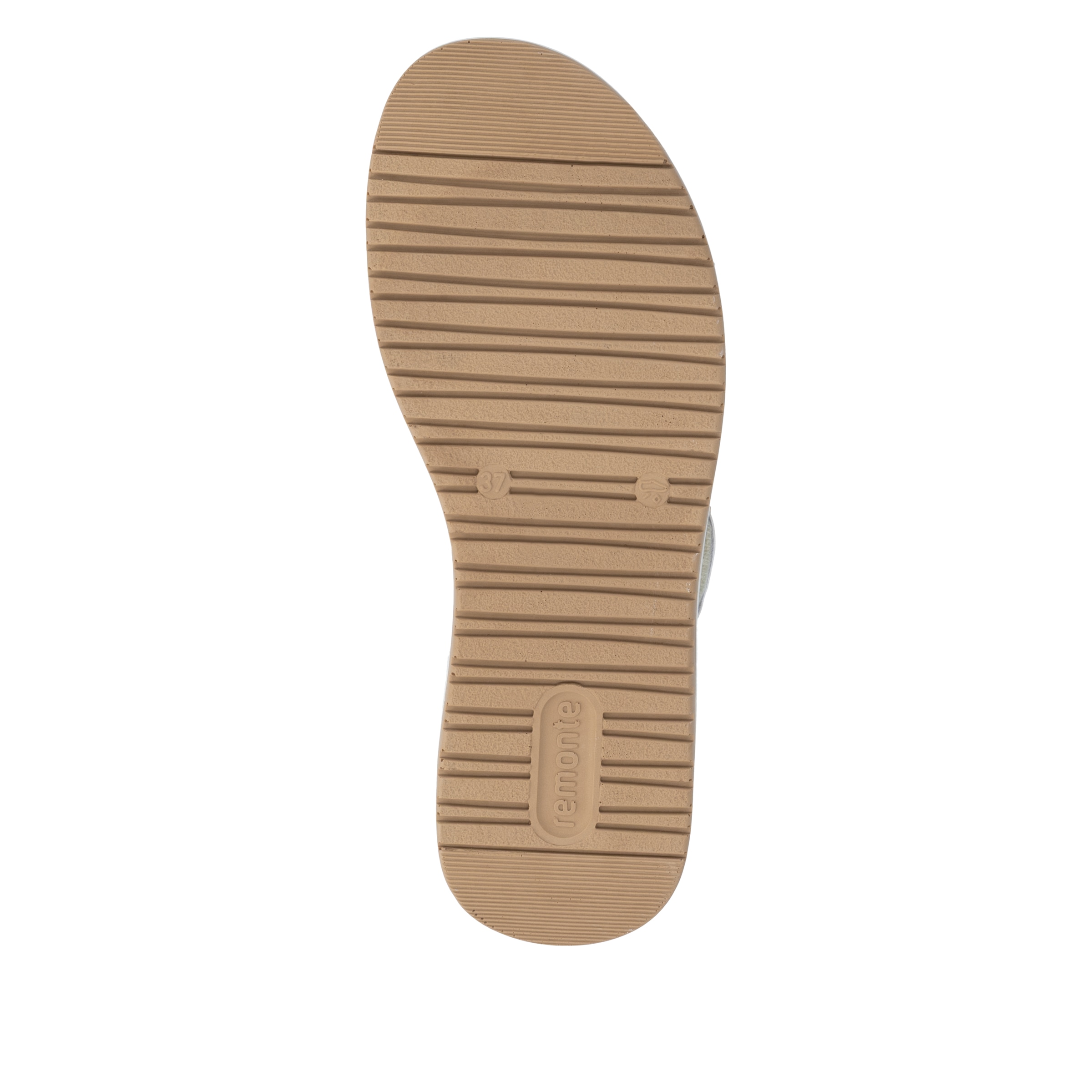 Remonte Sandale à plateforme  chaussure d'été, sandale avec semelle intérieure souple et deux fermetures velcro