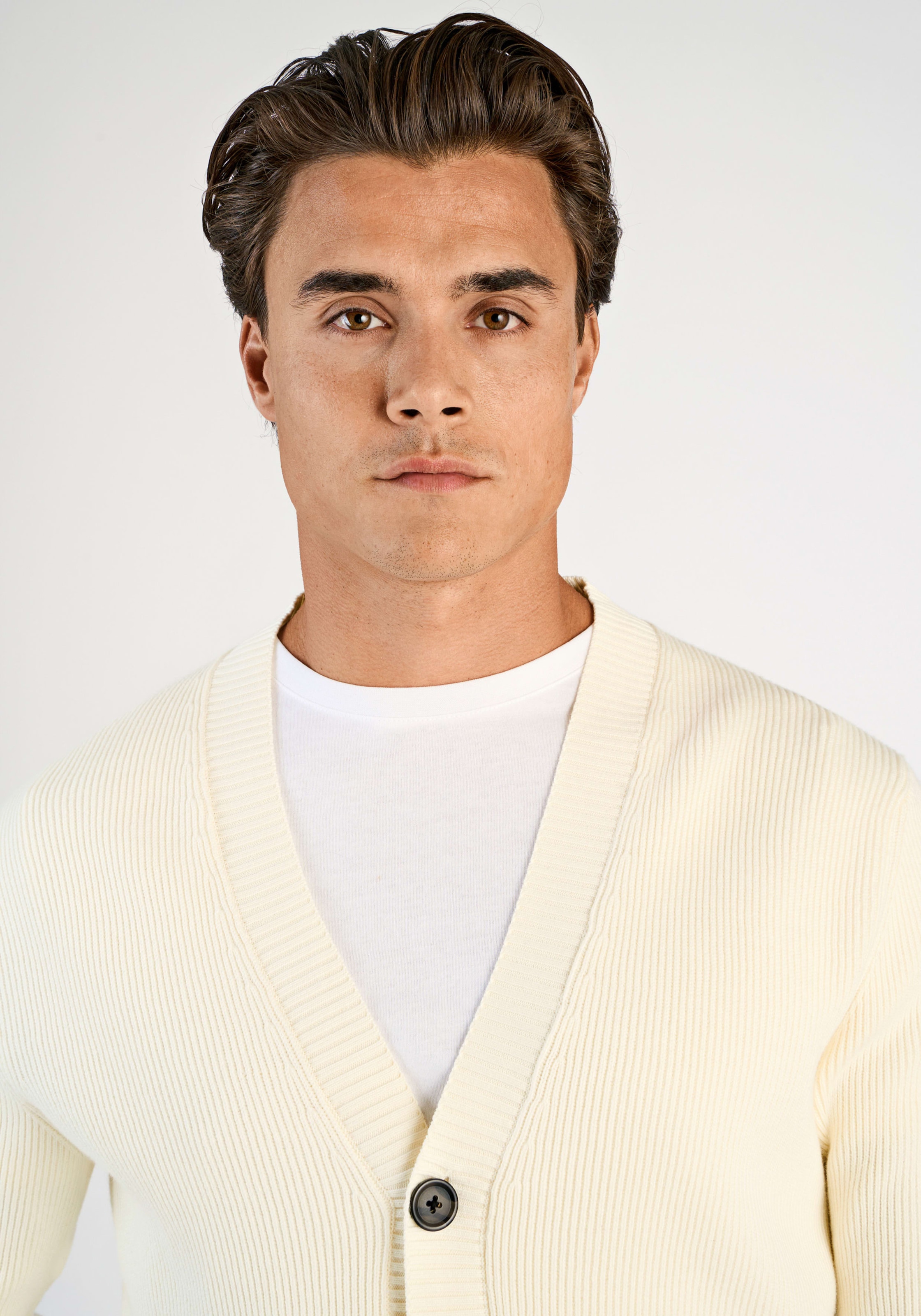 LINDBERGH Veste en tricot mit V-Ausschnitt