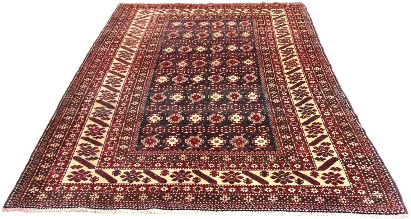 Image of morgenland Orientteppich »Belutsch - 240 x 143 cm - mehrfarbig«, rechteckig, 8 mm Höhe, Wohnzimmer, Handgeknüpft, Einzelstück mit Zertifikat bei Ackermann Versand Schweiz