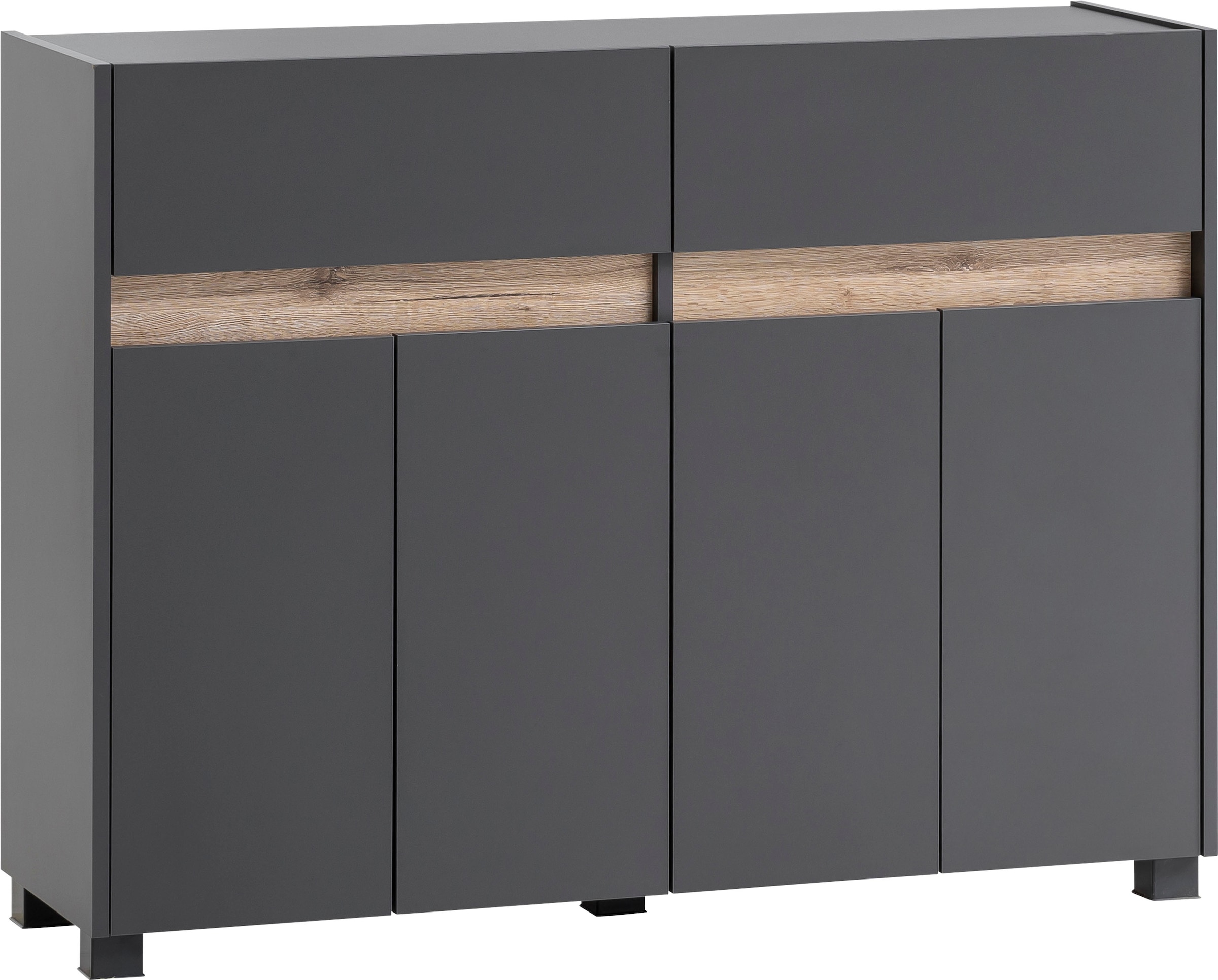 Image of Schildmeyer Unterschrank "Cosmo, Kommode, melaminharzbeschichtet, Made in Germany, B: 112 cm" Solide Verarbeitung - Dieses Produkt ist in Deutschland gefertigt