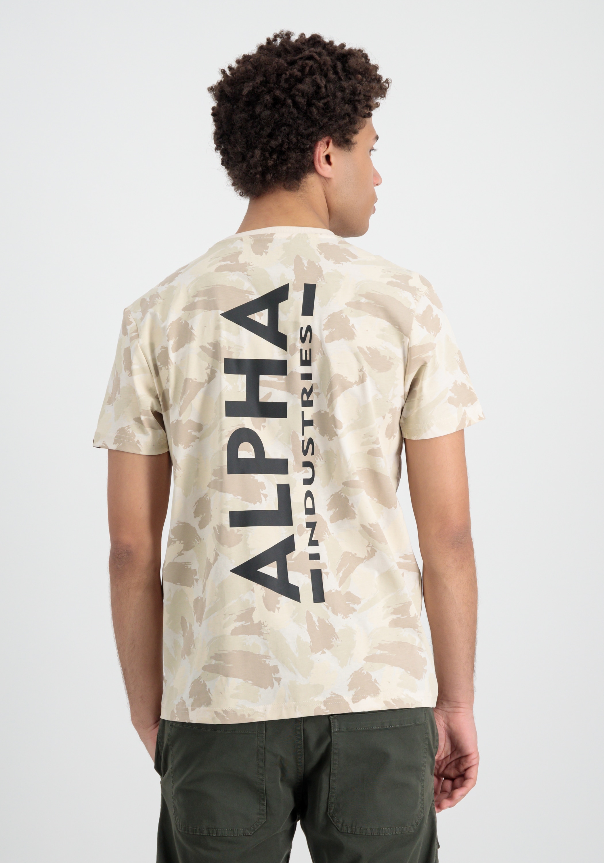 Alpha Industries T-Shirt »Alpha Industries Men - T-Shirts Backprint T Camo«