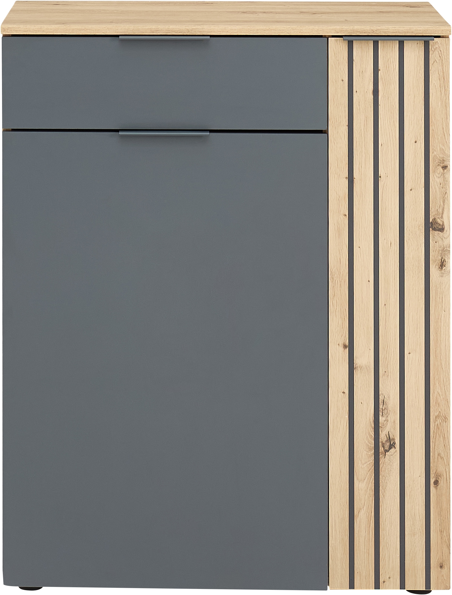 HBZ Schuhschrank »Volano in Anthrazit, BxHxT 80x103x38cm«, (1 St.), Mit 2 Türen, 1 Schubkasten, 4 Einlegeböden, 3 feste Böden