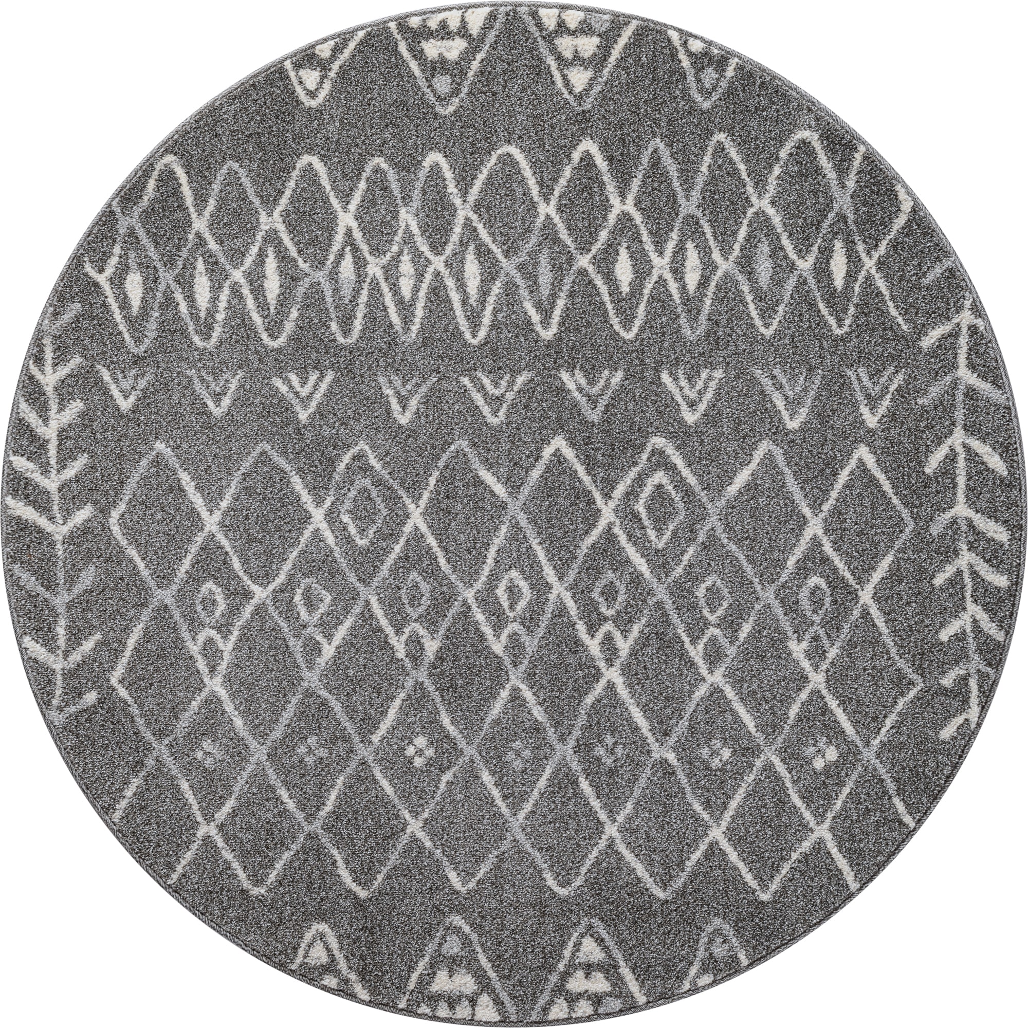 Sanat Teppich »Boho 8200  , auch als Läufer und in Rund« rund 10 mm Höhe Kurzflor, robust, Boho, Scandic, für Fussbodenheizung geeignet