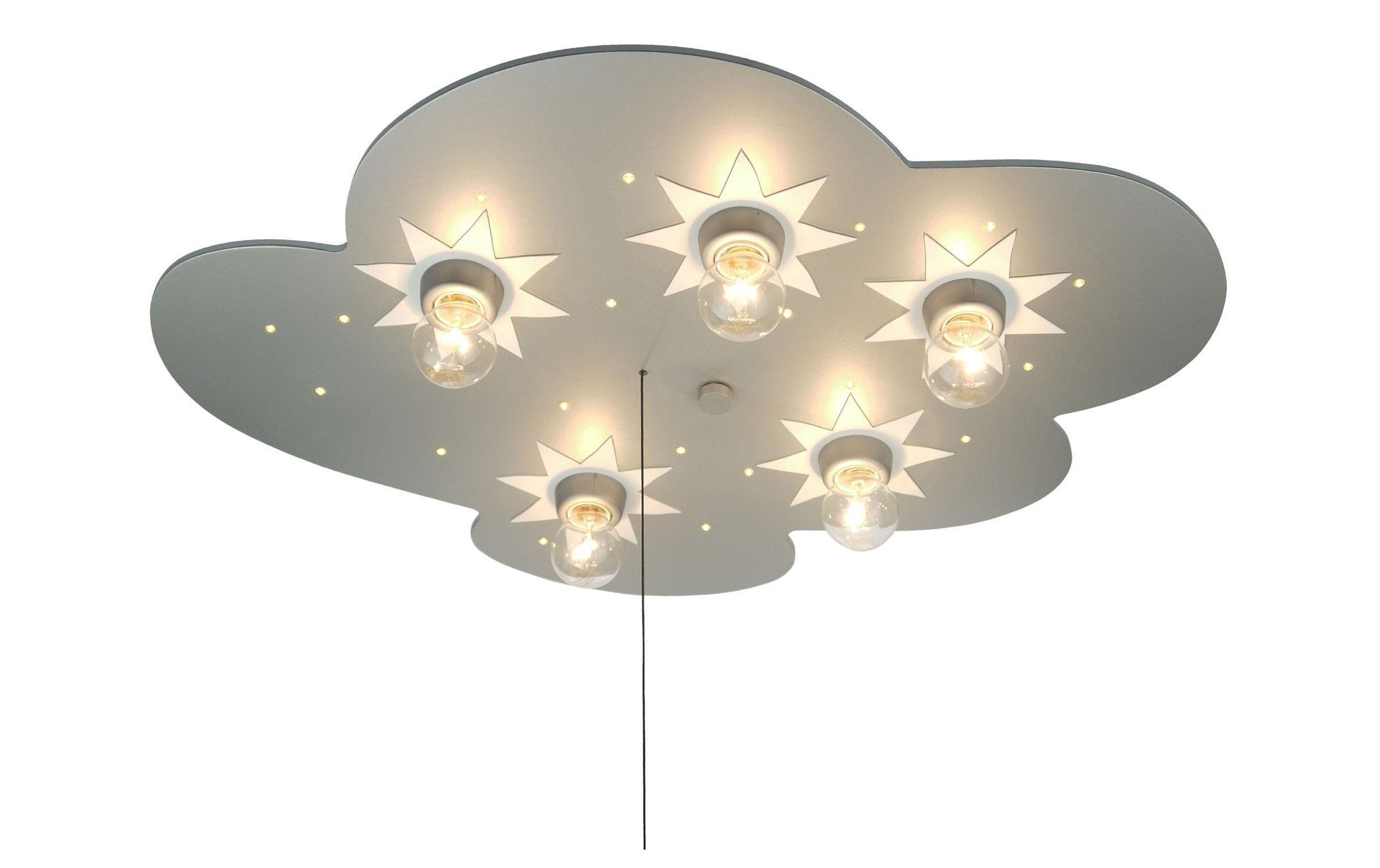 Image of niermann Deckenleuchte »Wolke Titan mit Sternen«, E14, Mit Stermenhimmel bei Ackermann Versand Schweiz