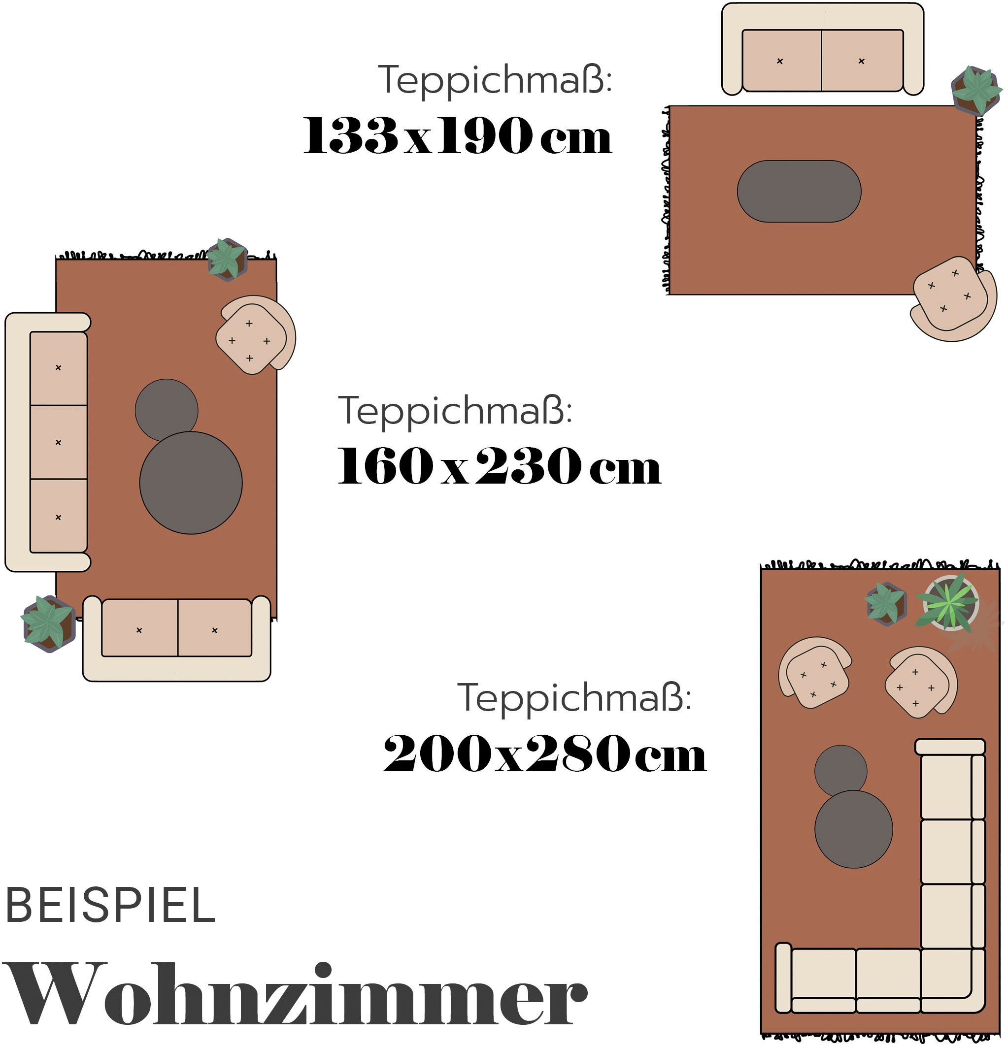 ASTRA Teppich »Lou 253«, rechteckig, 10 mm Höhe, Hoch Tief Struktur, Kurzflor, Wohnzimmer, Schlafzimmer