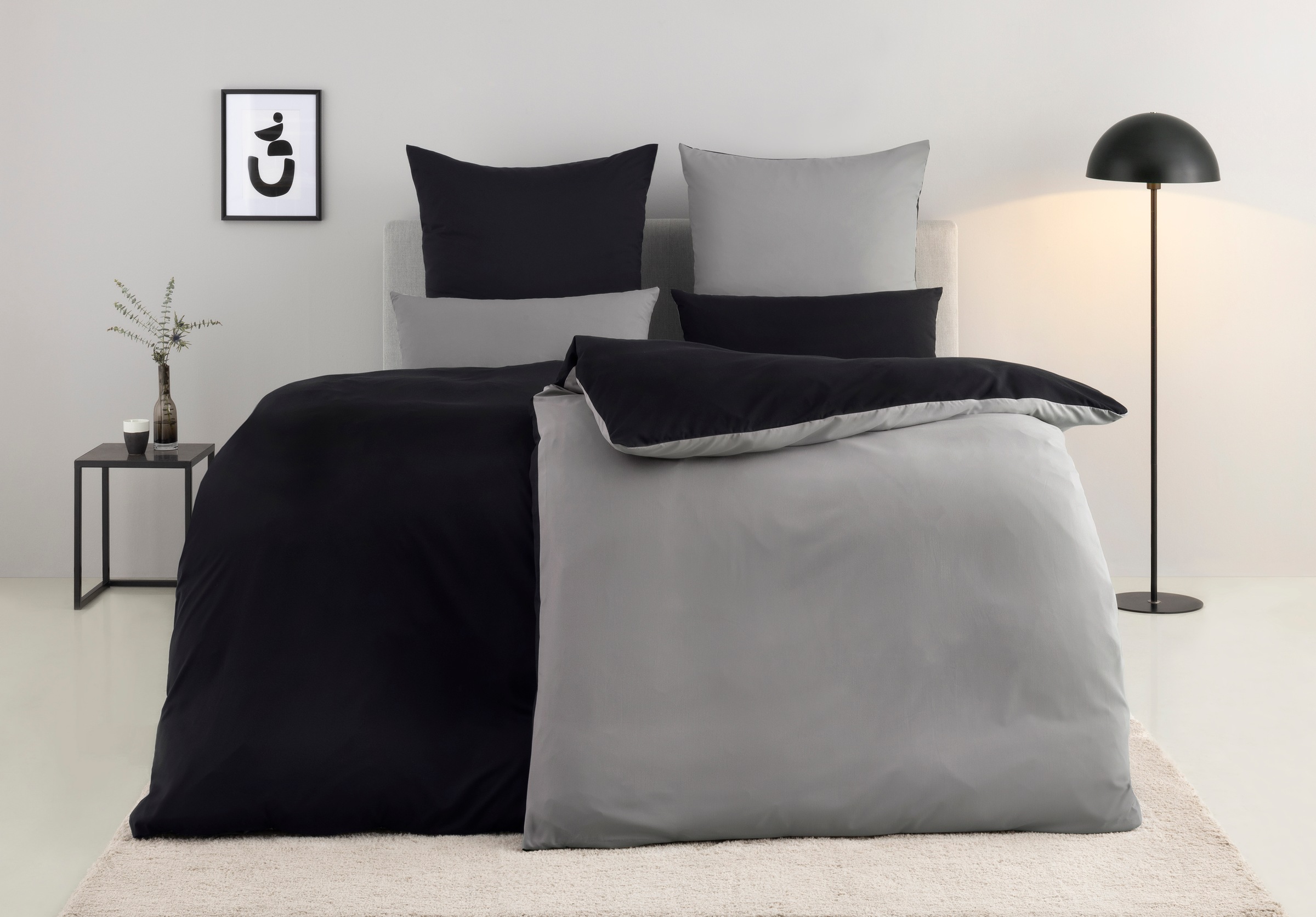 OTTO home Kissenbezug "DESNER2 100% Microfaser, extra weich, allergikerfreundlich" uni Kissenhülle in Wendeoptik, schnell trocknend, pflegeleicht