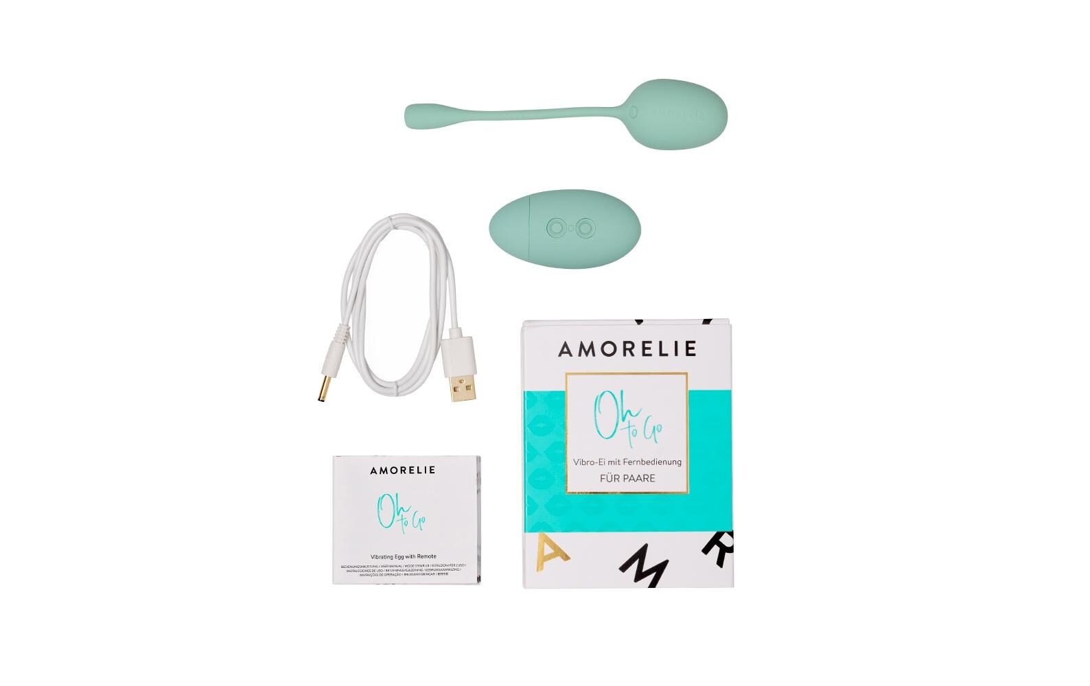 AMORELIE Vibrator »Ei Oh to Go Mint« Hochwertiges und kompaktes Sextoy