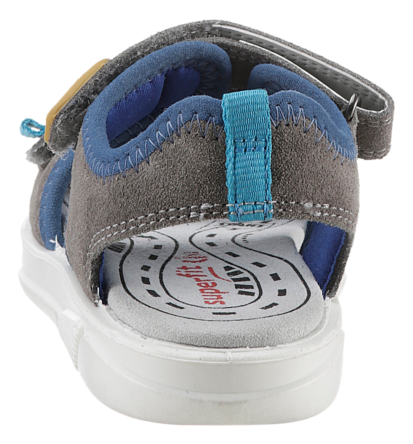 Superfit Sandale »PIXIE WMS: mittel«, Sommerschuh, Klettschuh, Outdoorschuh, mit süssem Fussballprint