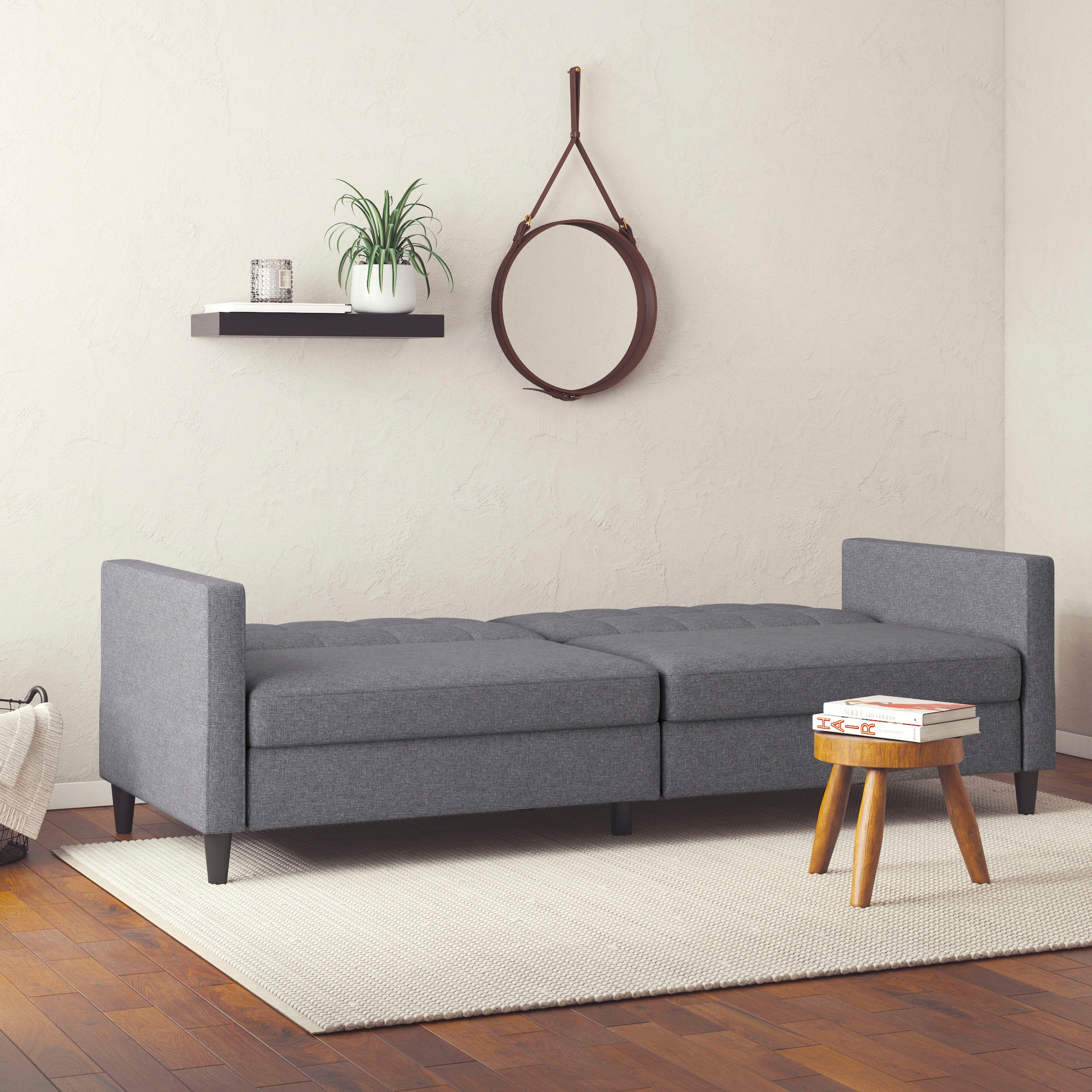 Dorel Home 3-Sitzer »Hartford II«, Bettfunktion, Rückenlehne 2-teilig, 3-fach verstellbar, Sitzhöhe 43 cm