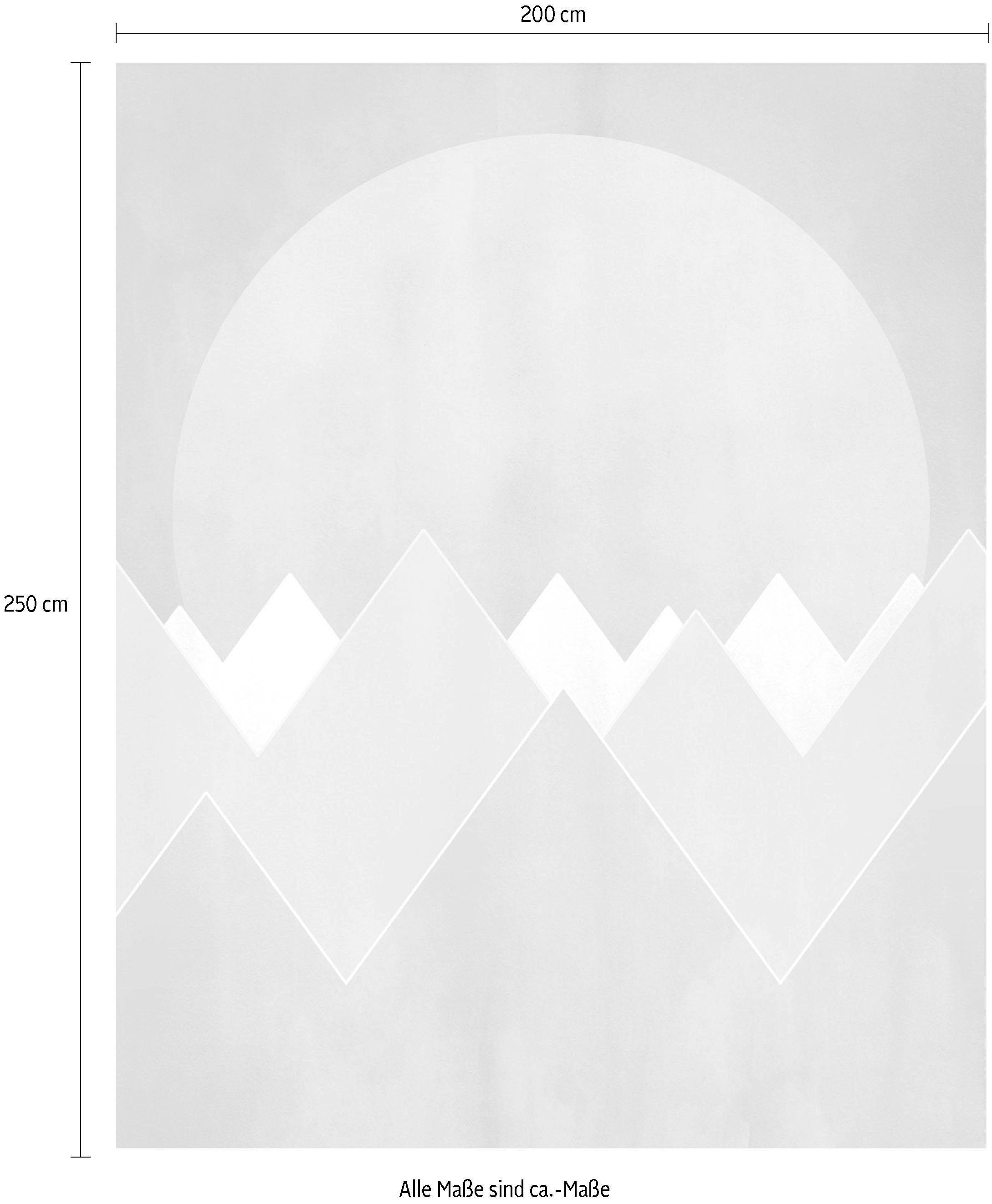 Komar Vliestapete »Digitaldruck Vlies - Sunrise Gentle - Grösse 200 x 250 cm«, bedruckt, Wohnzimmer, Schlafzimmer