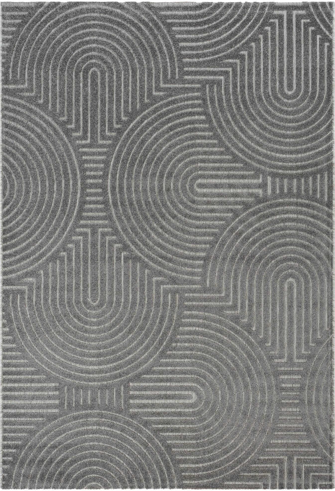 Sanat Tapis »Berlin 1 , auch als Läufer und in Rund« Rectangulaire 6 mm Höhe Convient pour intérieur et extérieur, extérieur, terrasse, balcon, aussi coureurs