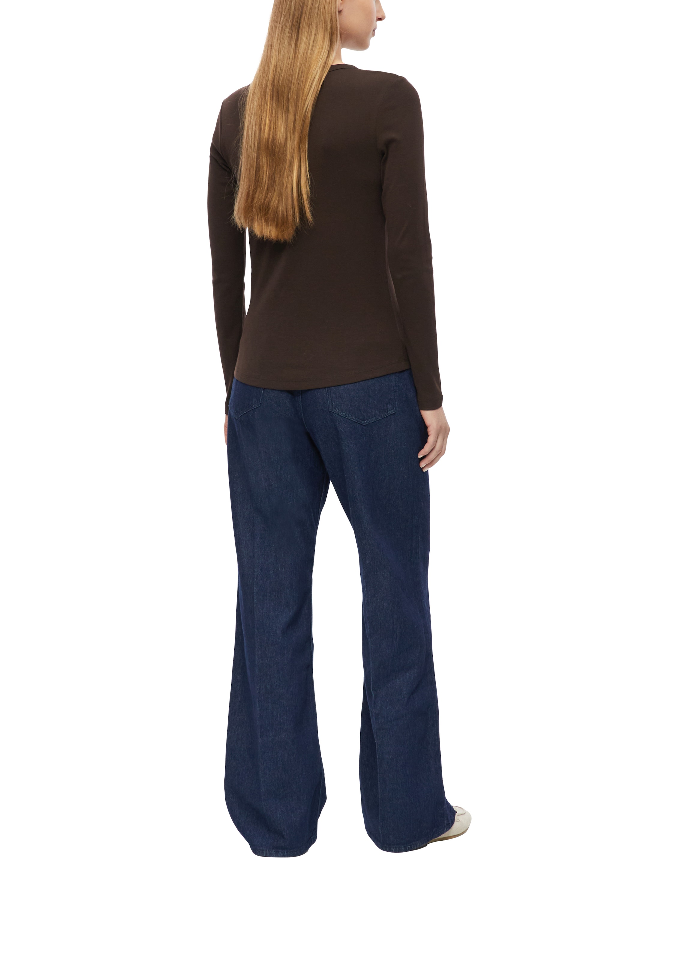 s.Oliver Langarmshirt mit U-Boot-Ausschnitt