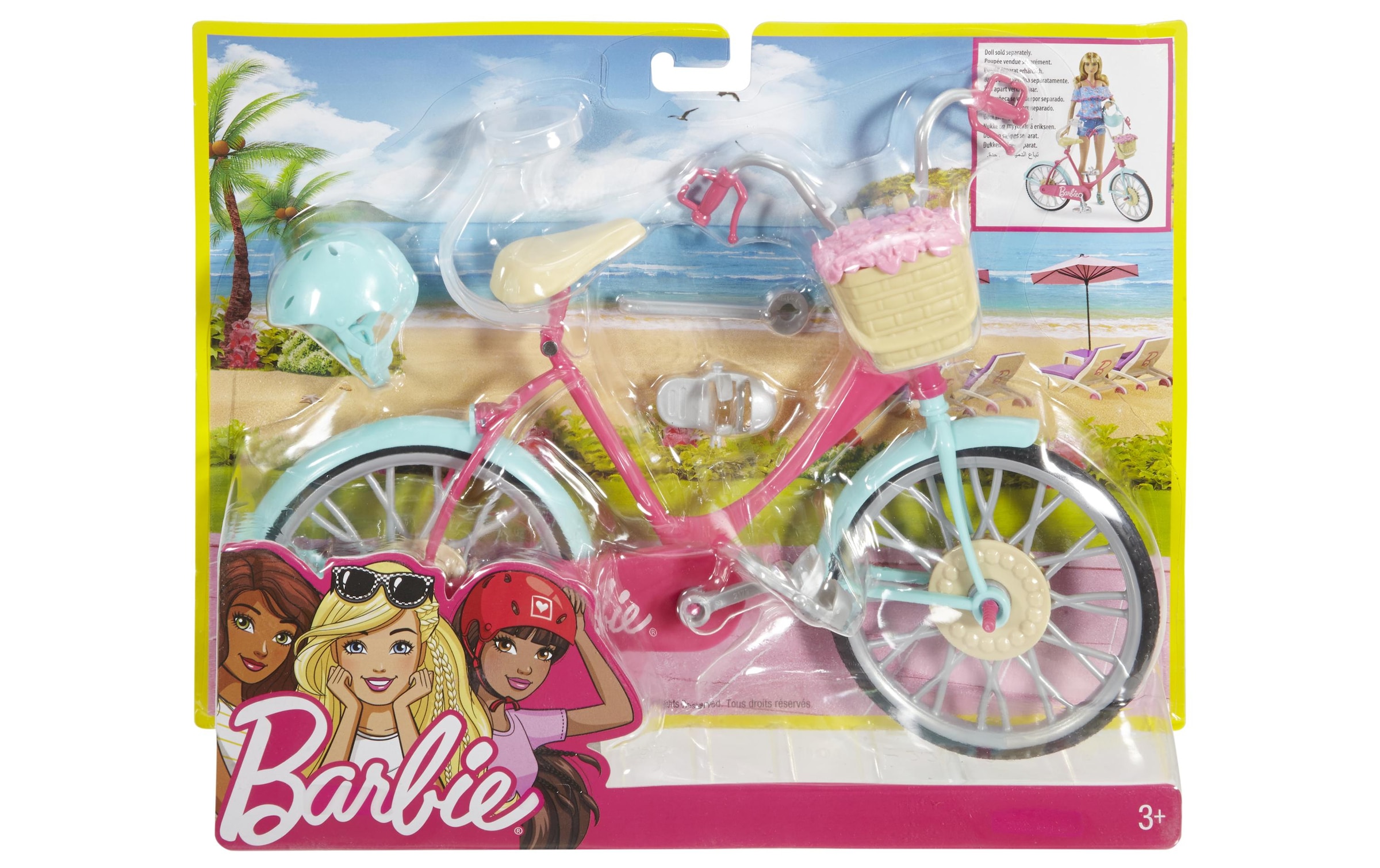 Barbie Puppen Fahrzeug »Fahrrad«, Puppenreihe