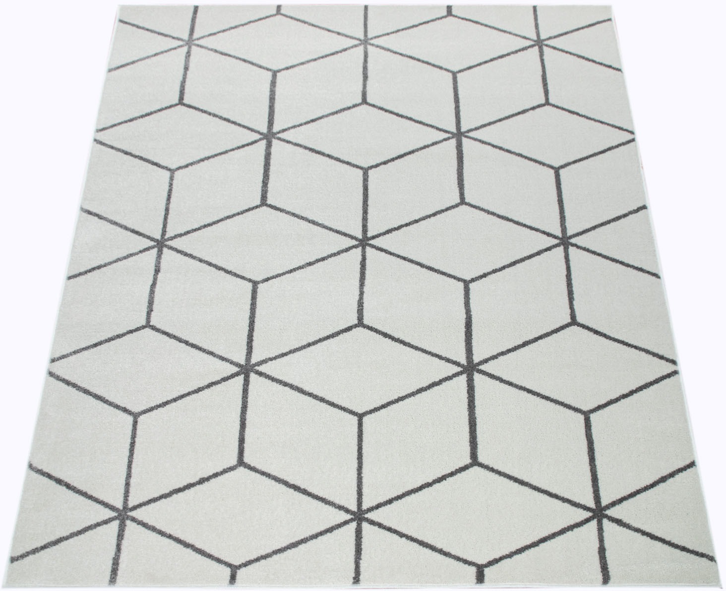 Image of Paco Home Teppich »Stella 402«, rechteckig, 12 mm Höhe, Kurzflor, Scandi Design, geometrisches Muster, ideal im Wohnzimmerf & Schlafzimmer bei Ackermann Versand Schweiz